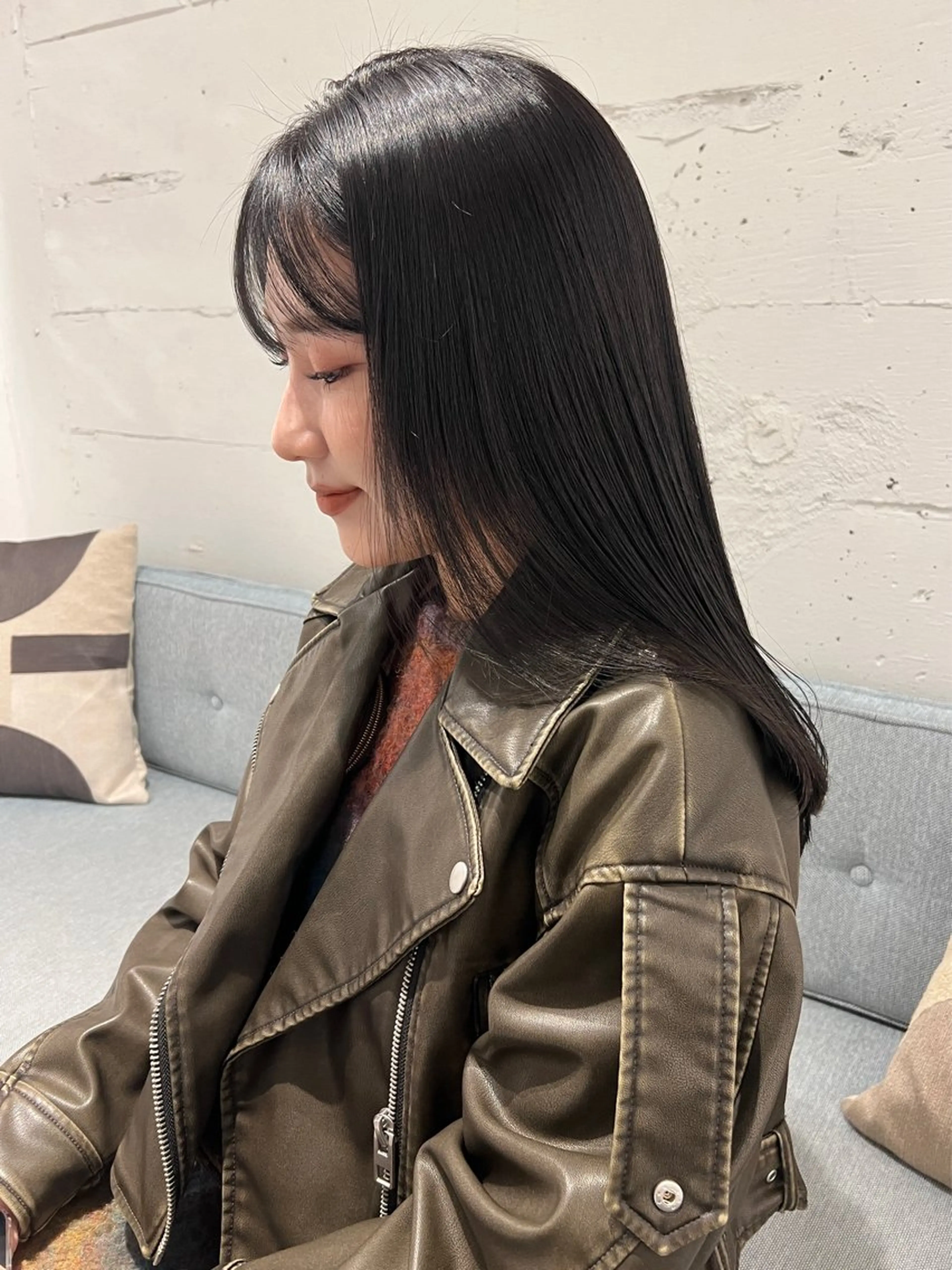 ロング 峯田 優花のヘアスタイル