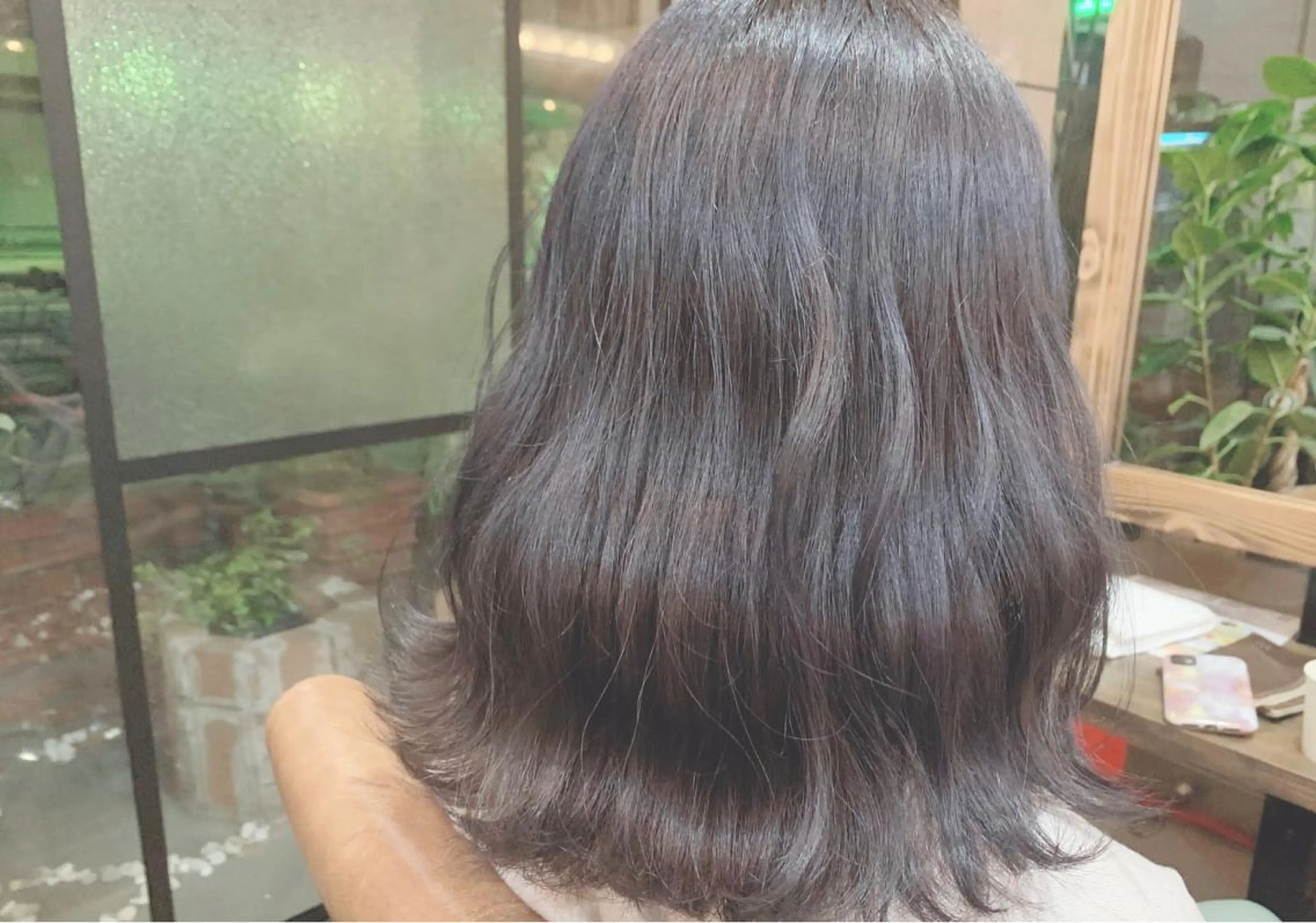 【簡単セットでコテ巻き風🪐】似合わせカット+デジタルパーマ+プレトリートメントの写真