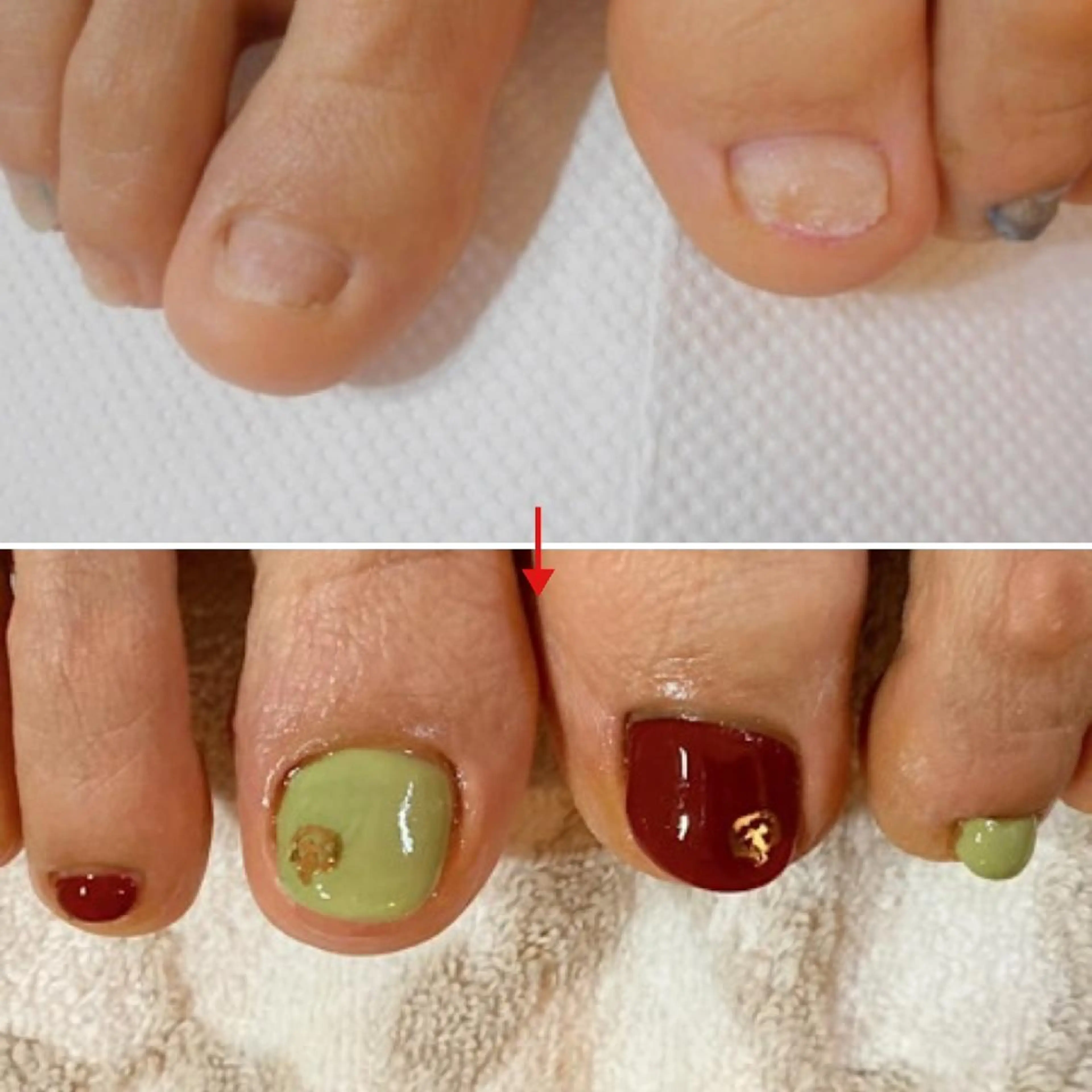 ネイル フットネイル ネイルサロン アリュームのネイルデザイン