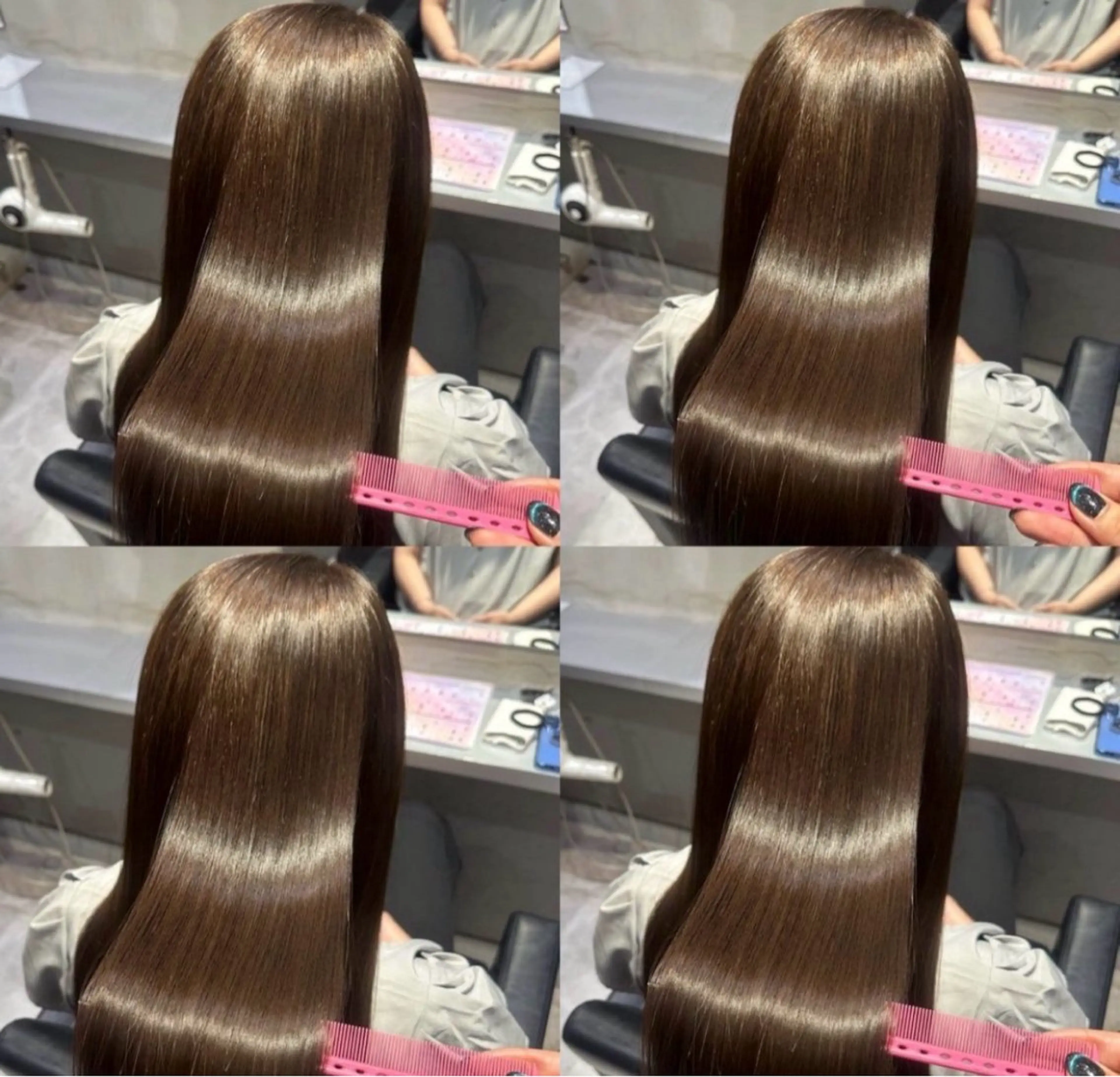 ロング ヘアカラー トリートメント 透明感×髪質改善× エクステそうまのヘアスタイル