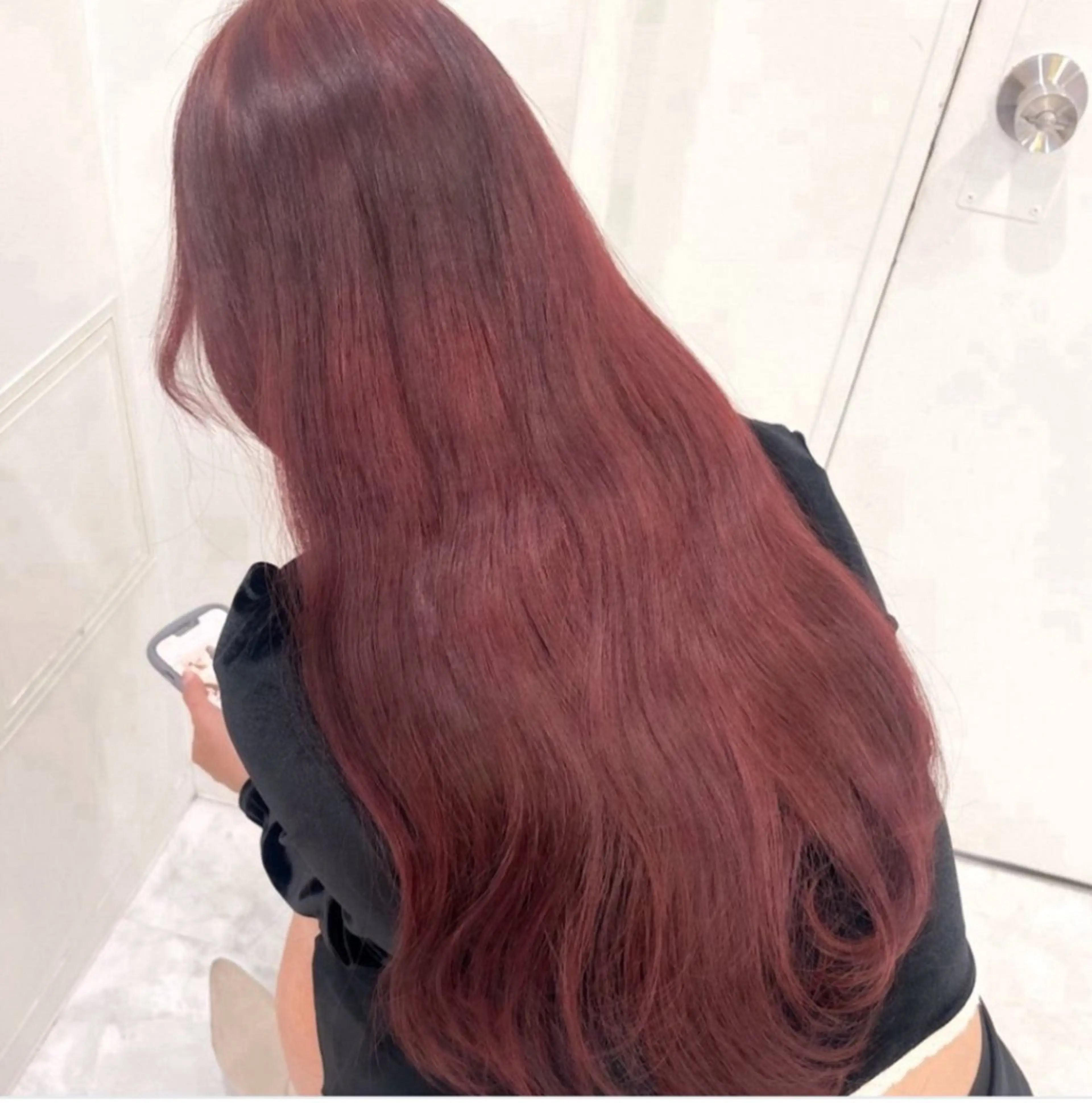 ロング カラー 🫧うる艶トレンド 🫧透明感カラーのヘアスタイル