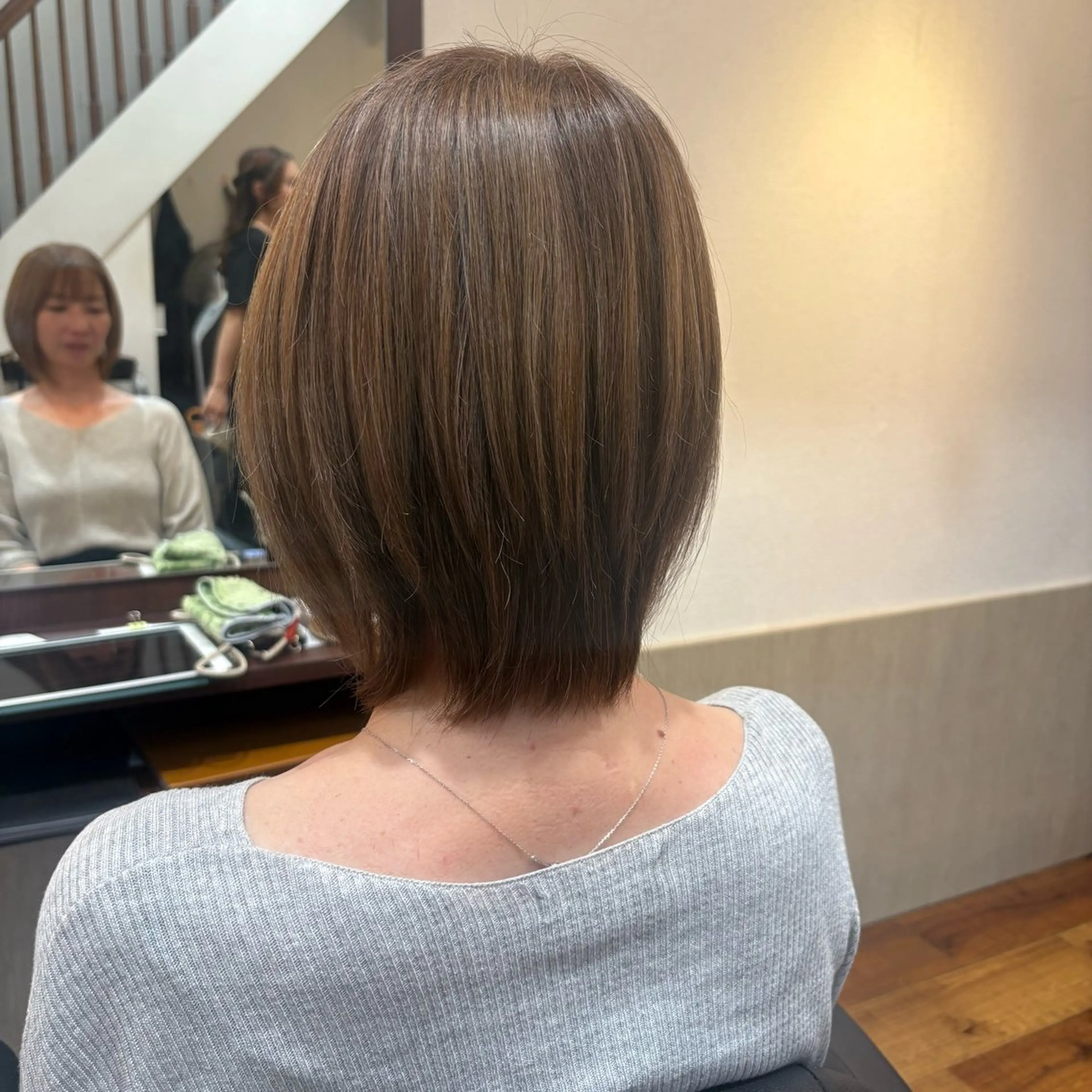 ショート 髪質改善カラー 縮毛矯正🤍辻桃加のヘアスタイル