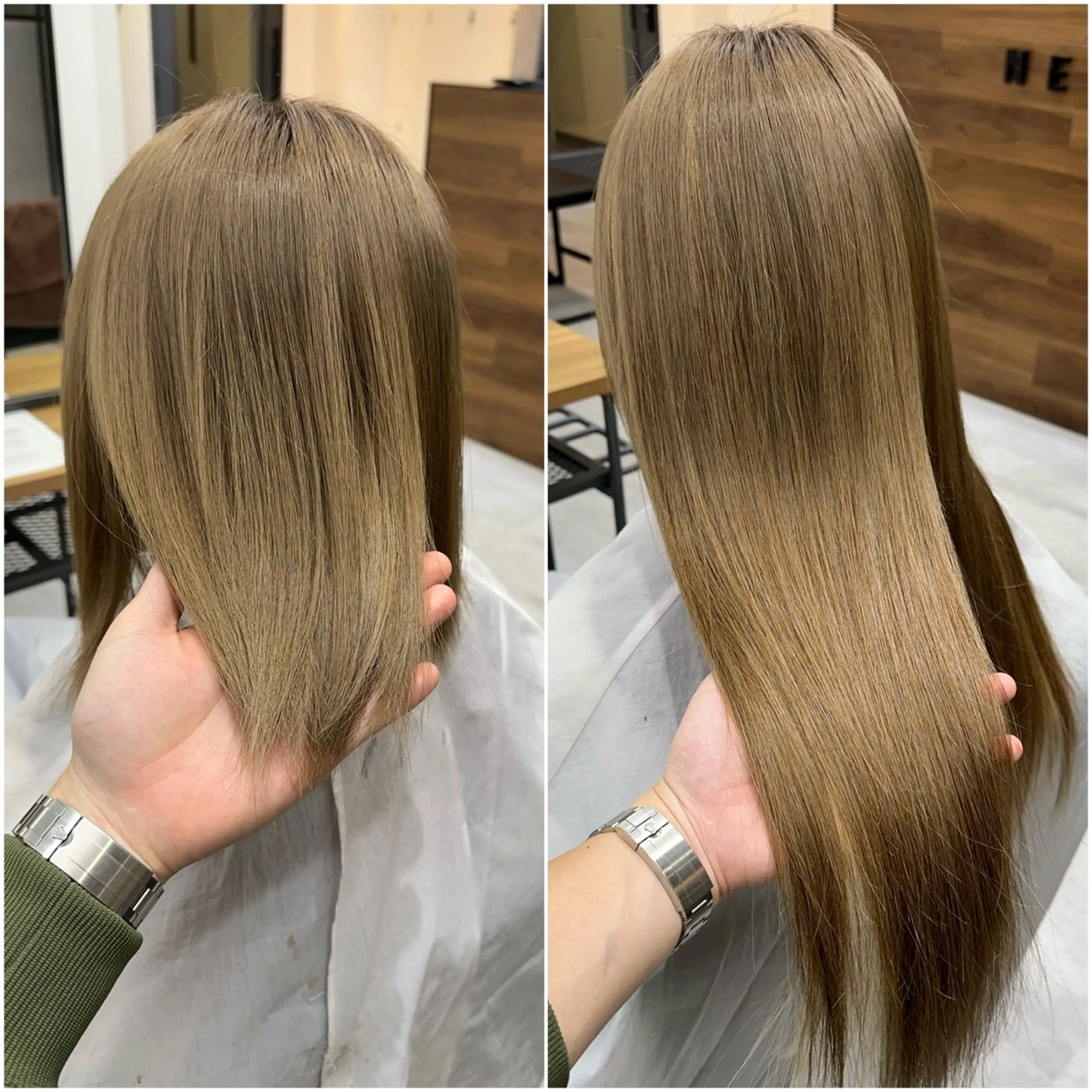 ロング カラー シールエクステ エクステ エクステ KEISUKE🐶 カラー✨エクステのヘアスタイル