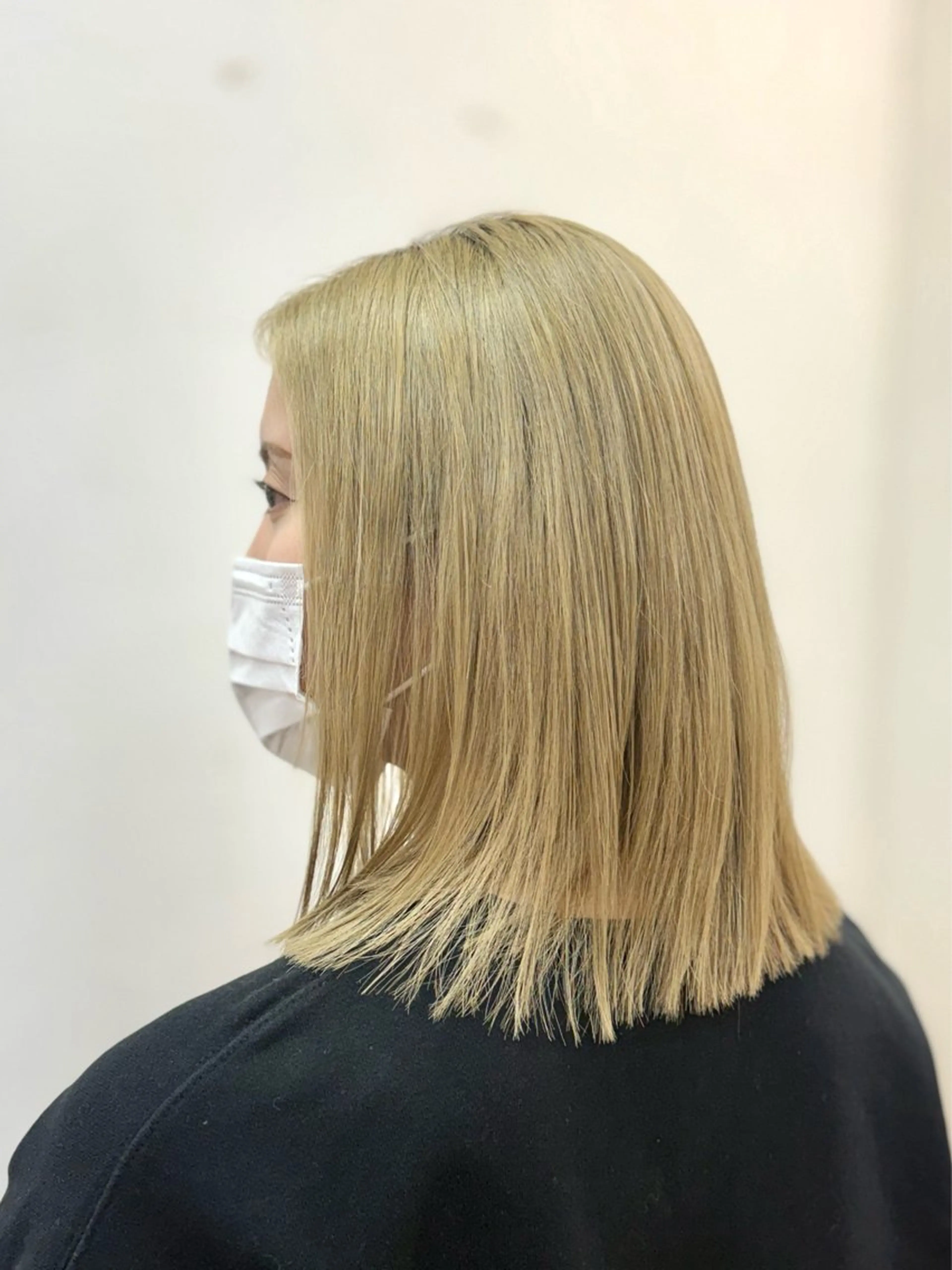 ミディアム ボブ 冨田 豊のヘアスタイル