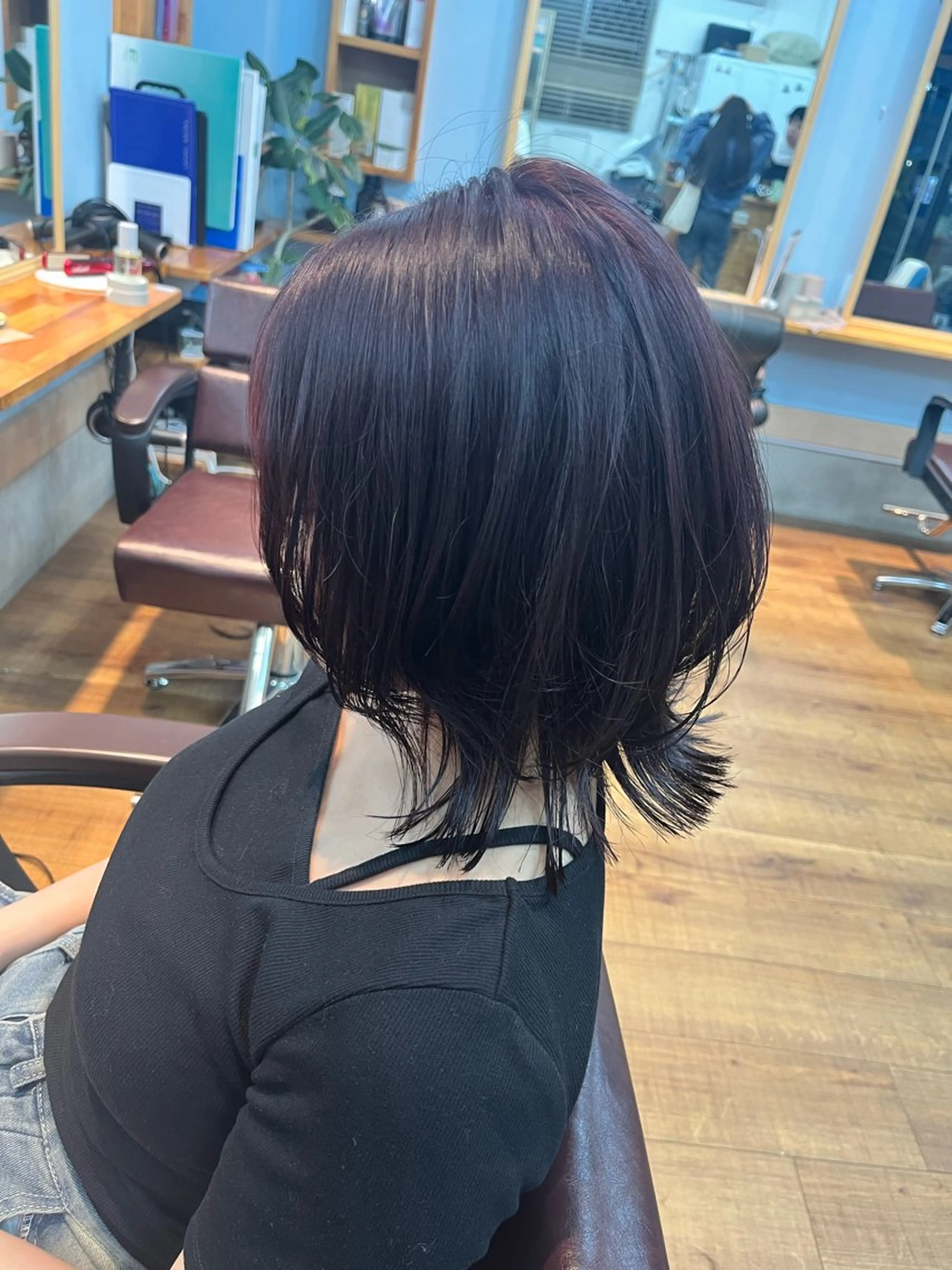 セミロング カラー ダブルカラー インナーカラー 髪質改善 ヘアカラー トリートメント ヘッドスパ 🫧ハイトーン/ ブリーチ🫧白石航汰のヘアスタイル