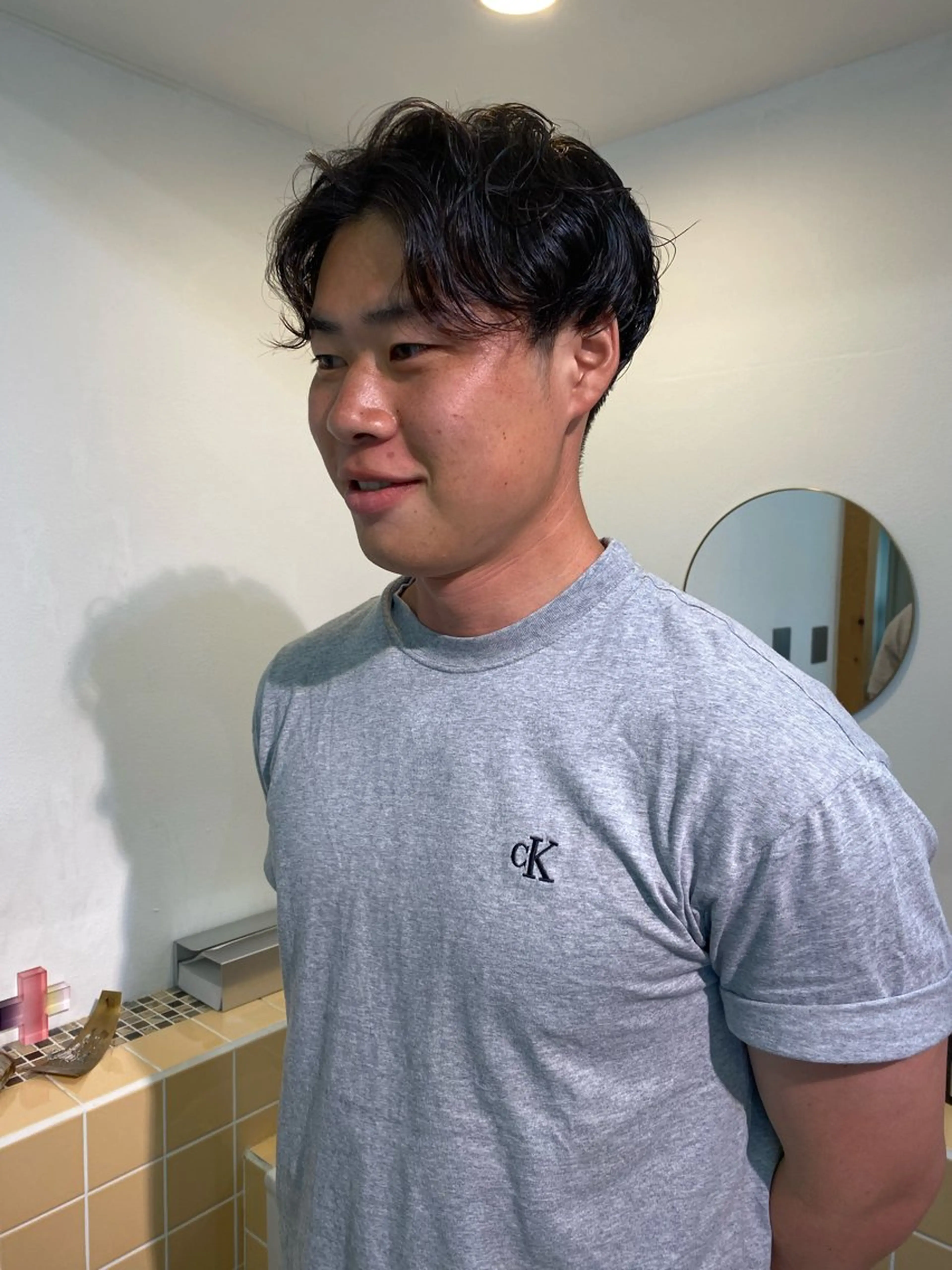 パーマ メンズ カット パーマ iroha/ n.w.h🎀のヘアスタイル