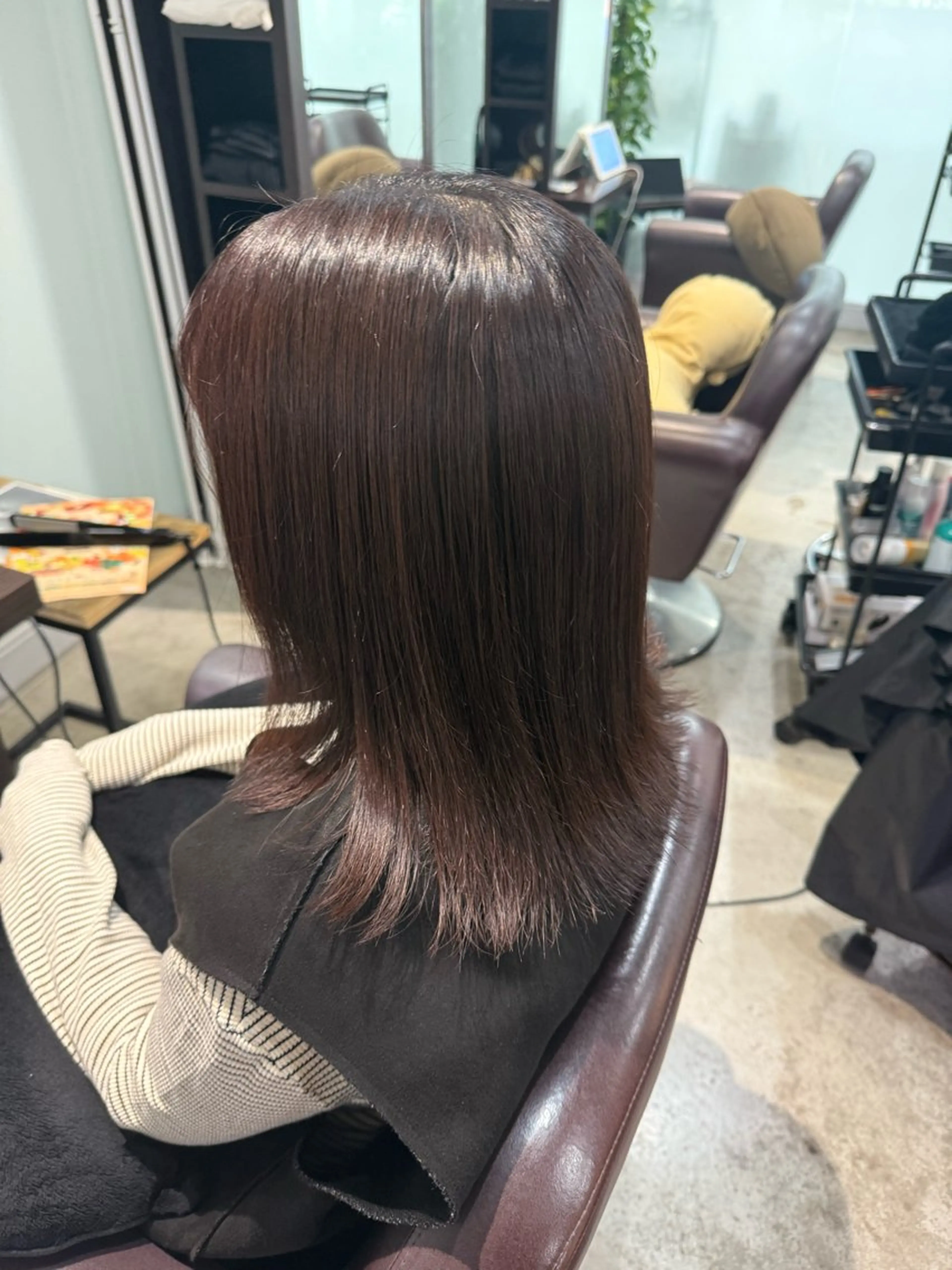 ミディアム ヘアカラー カ ズ サ ✴︎のヘアスタイル