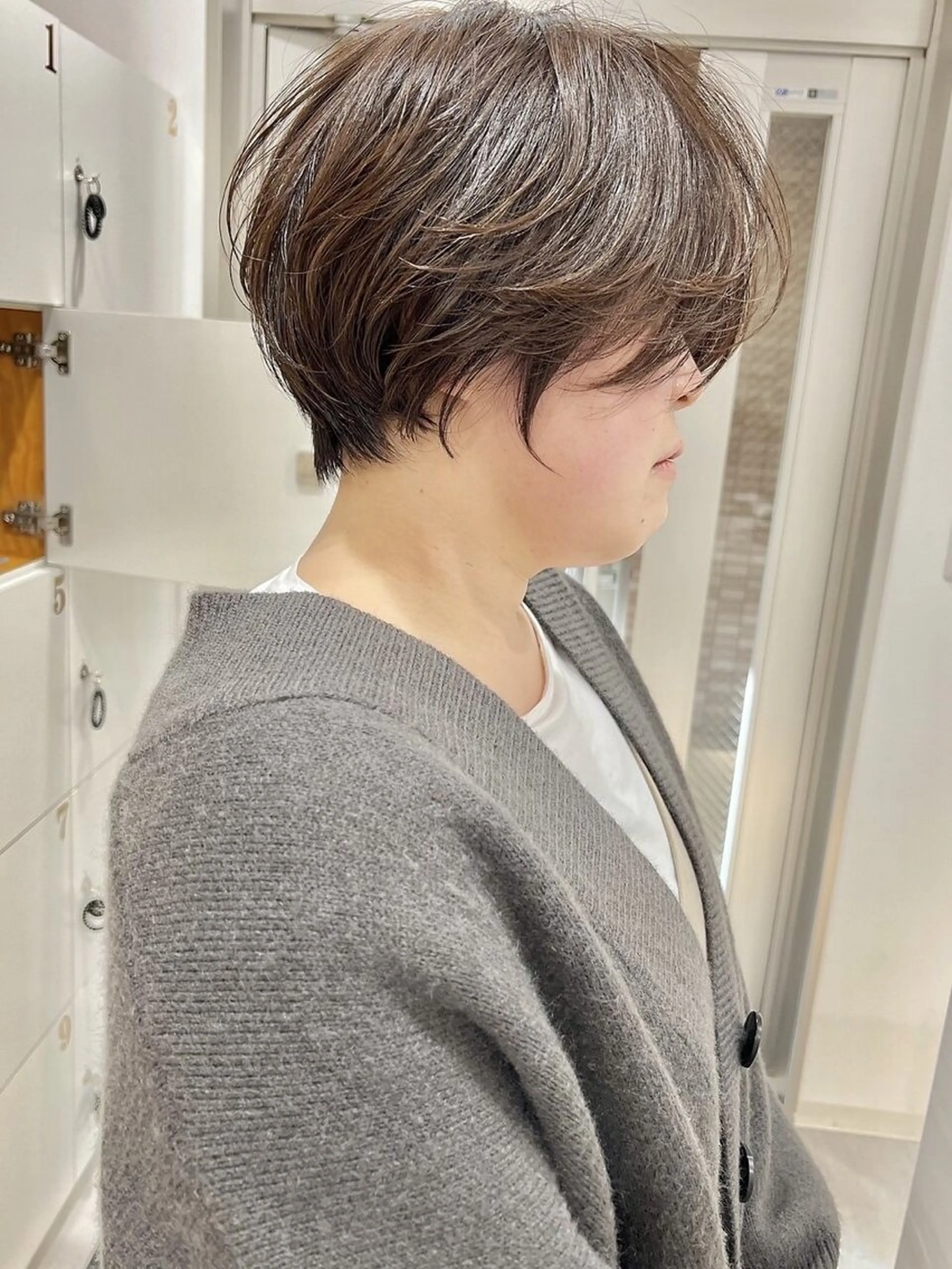 ショート 福井 茉菜美のヘアスタイル