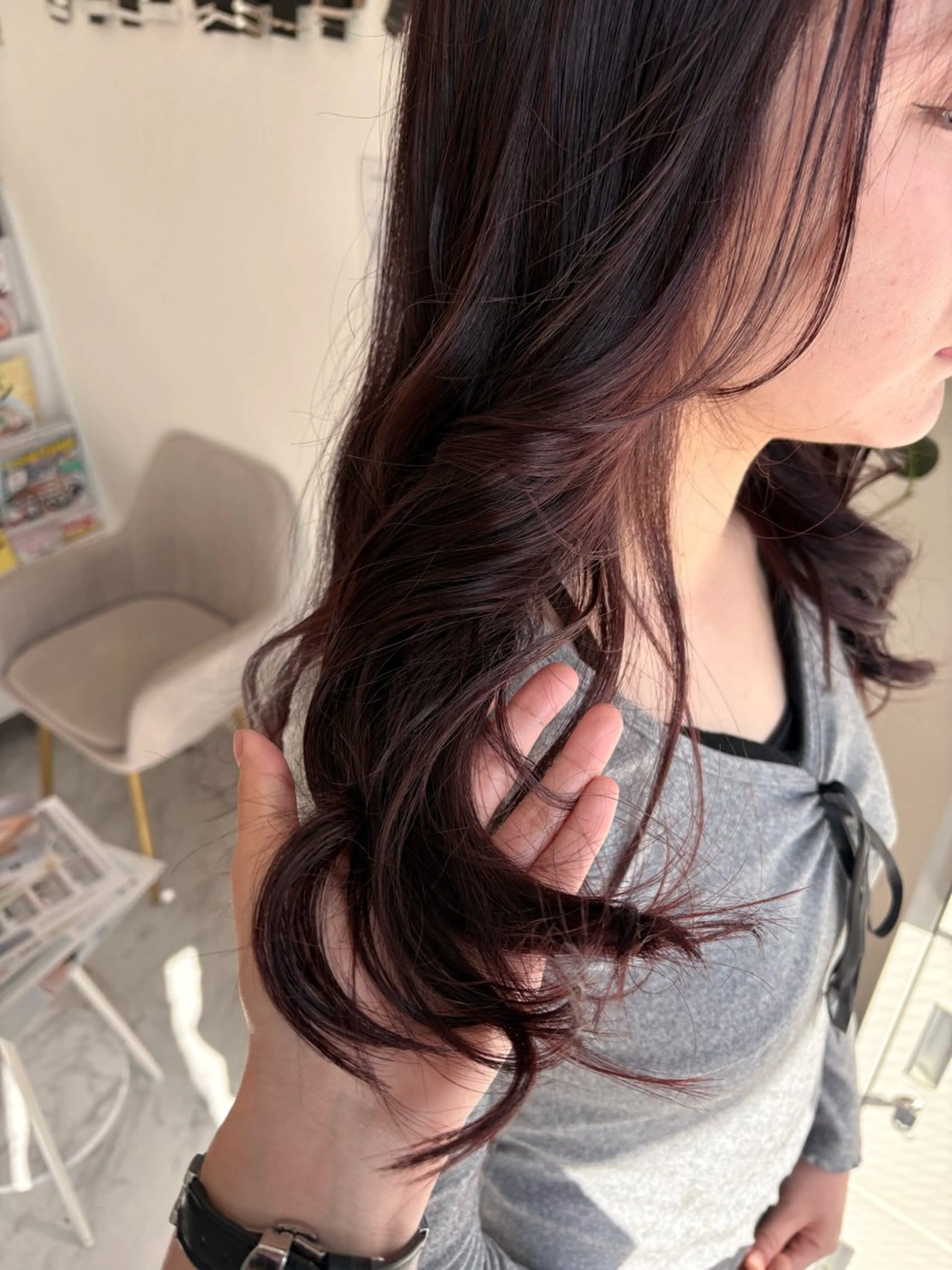 ロング ヘアカラー カラーモデル募集📈 NAMIEのヘアスタイル