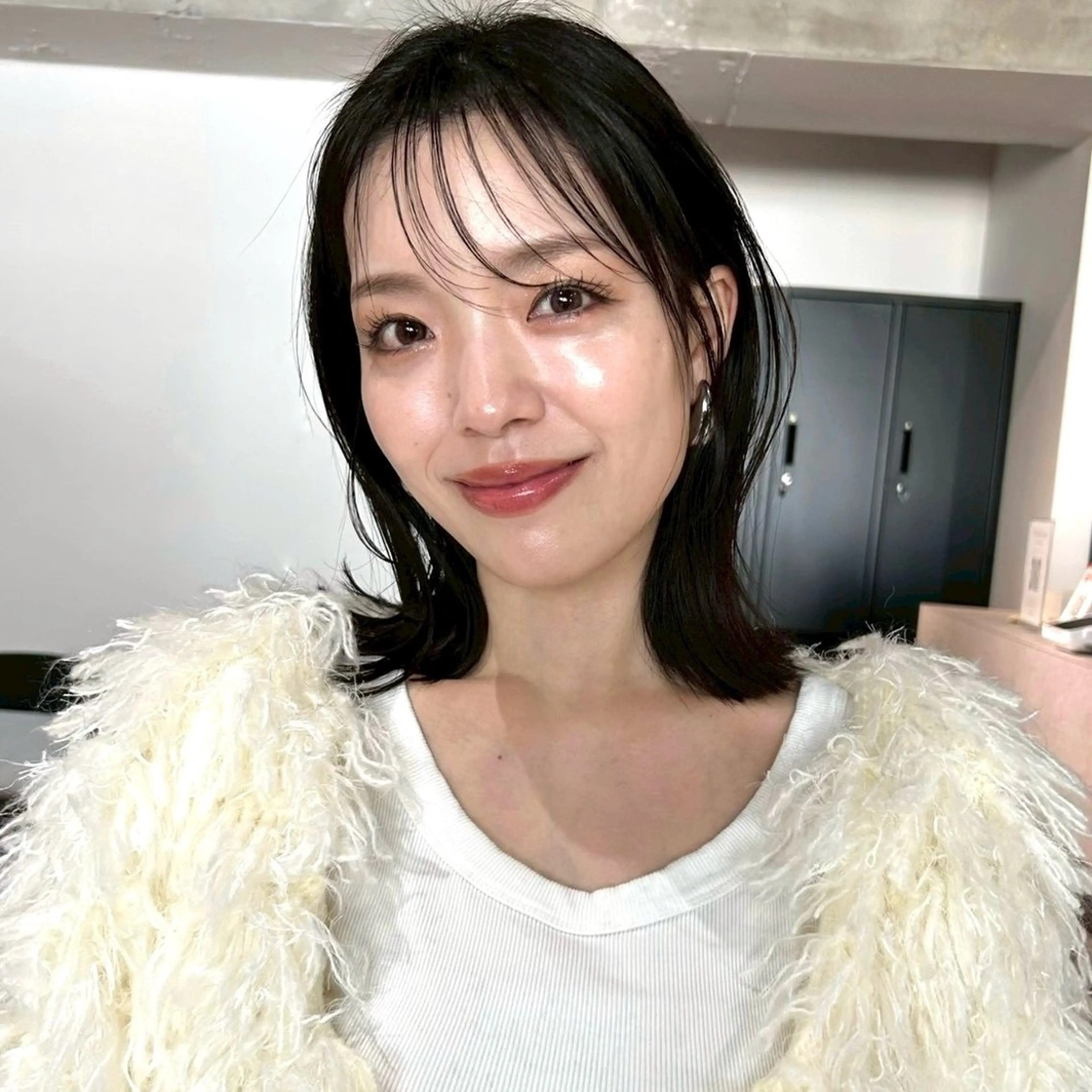 ミディアム カット トリートメント ヘアセット/透明感 カラー/MIHO♡のヘアスタイル