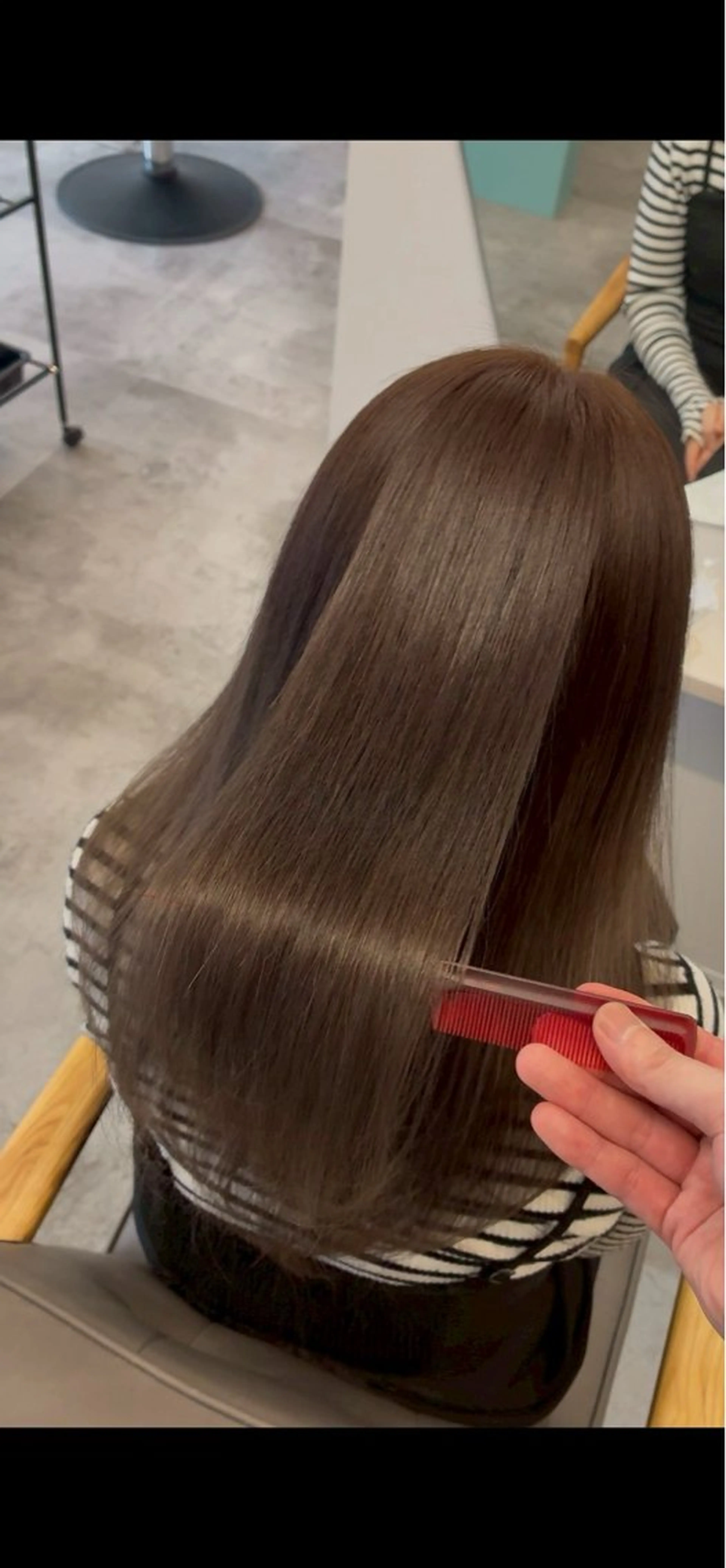 ロング 髪質改善 トリートメント カット ヘアカラー トリートメント 白崎 龍神のヘアスタイル