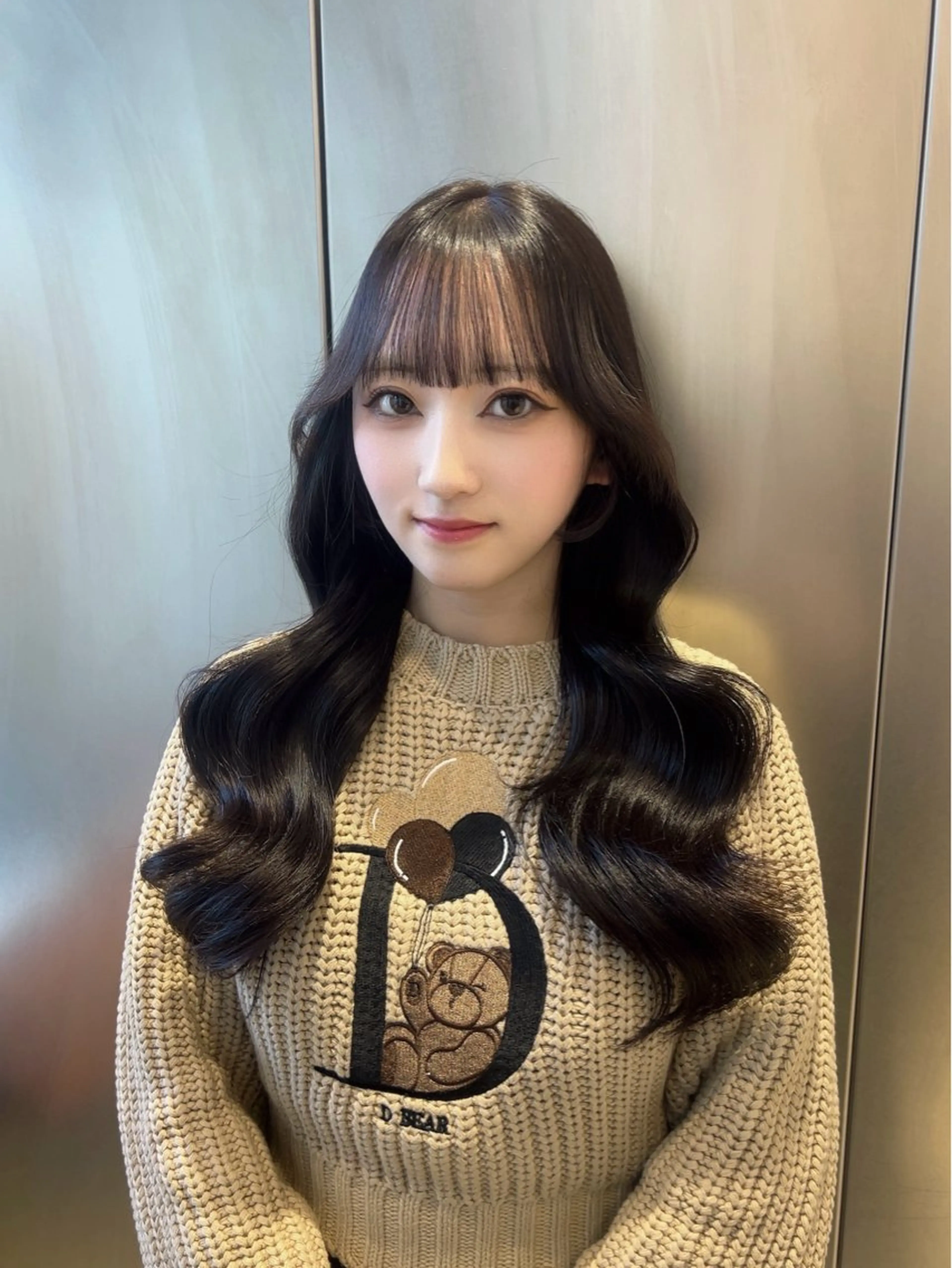 ロング カラー ブラウンカラー ダークブラウン 🩷韓国ヘア/ヨシン モリ🩷Maikaのヘアスタイル