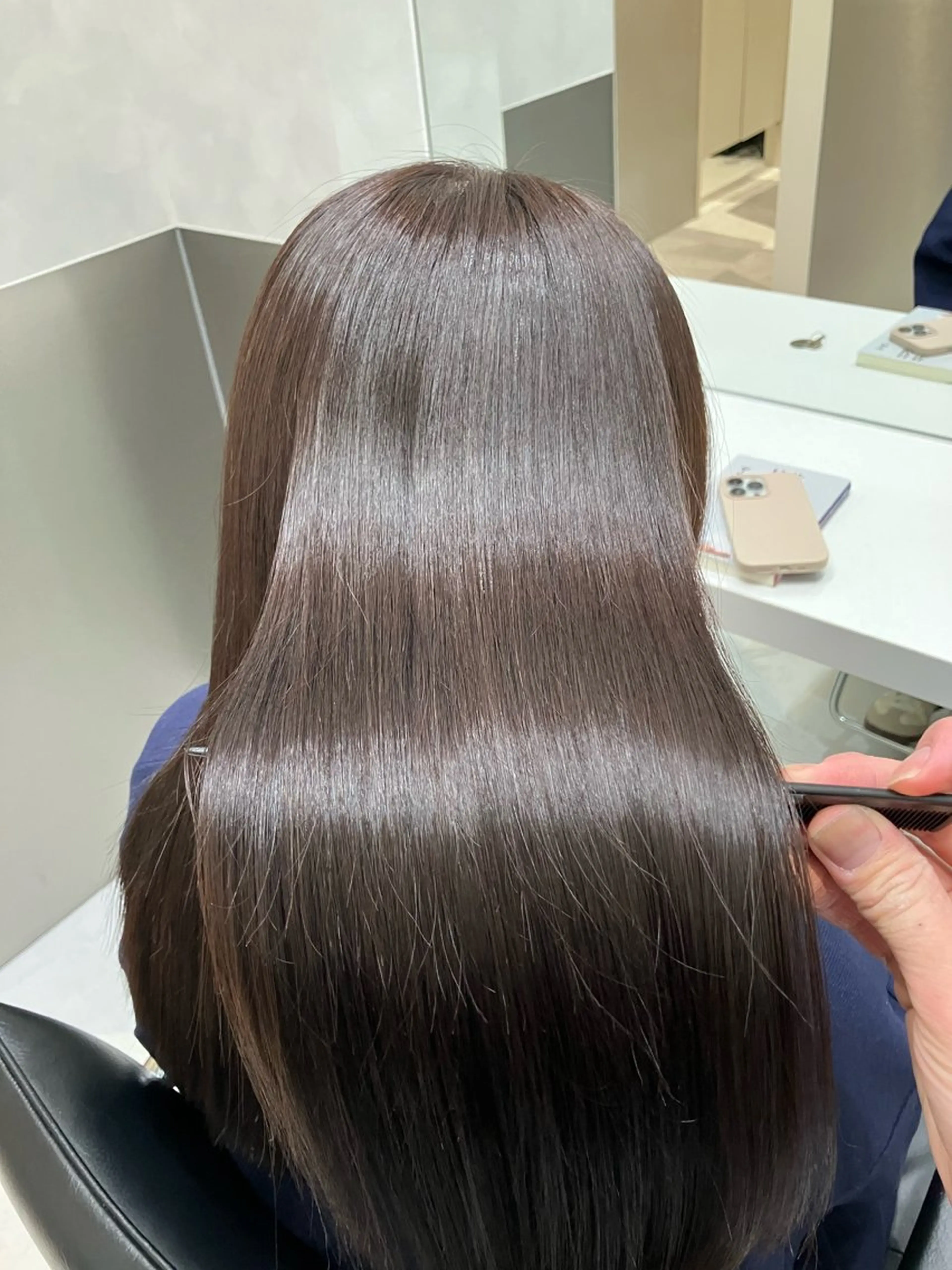 ロング カラー カット ヘアカラー トリートメント GO TODAY SHAIRE SALON原宿vita店舗所属・💖ブリーチなし透明 感💖ASAHIのヘアスタイル