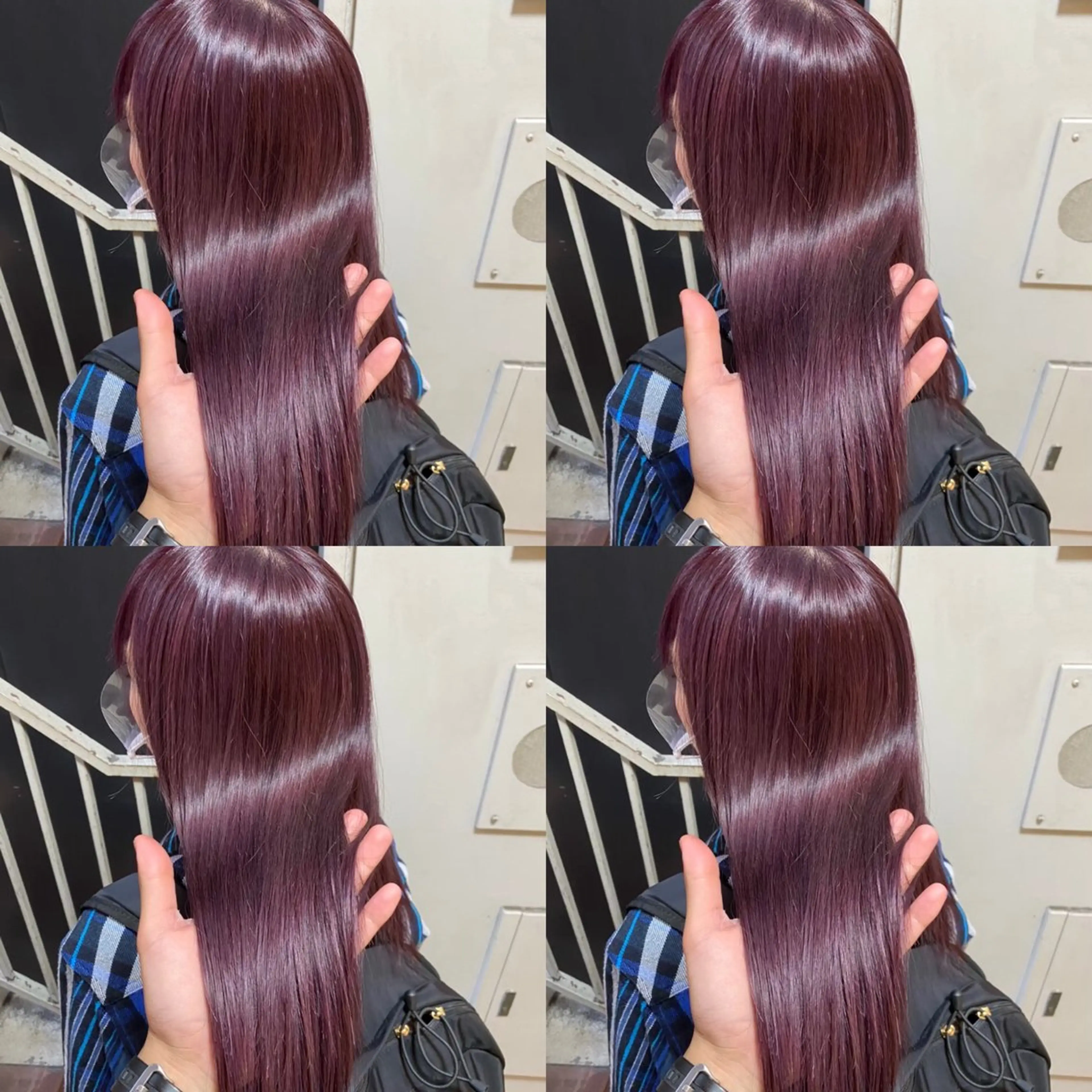 セミロング カラー ラベンダーカラー レイヤーカット/ 縮毛矯正🇰🇷早坂のヘアスタイル