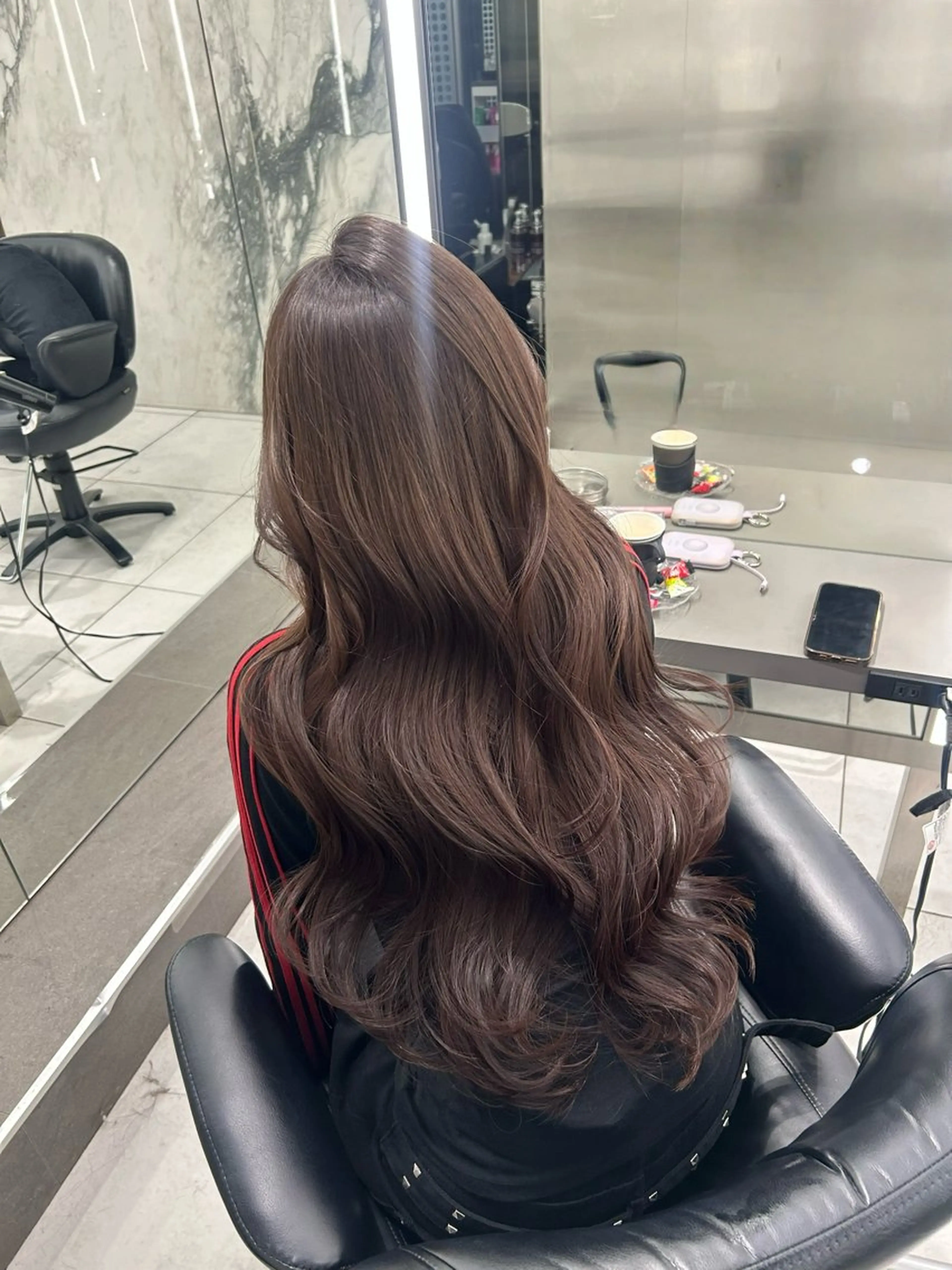 ロング カット ヘアカラー トリートメント 銀座/韓国ヘア🤍 レイヤーAYUMIのヘアスタイル