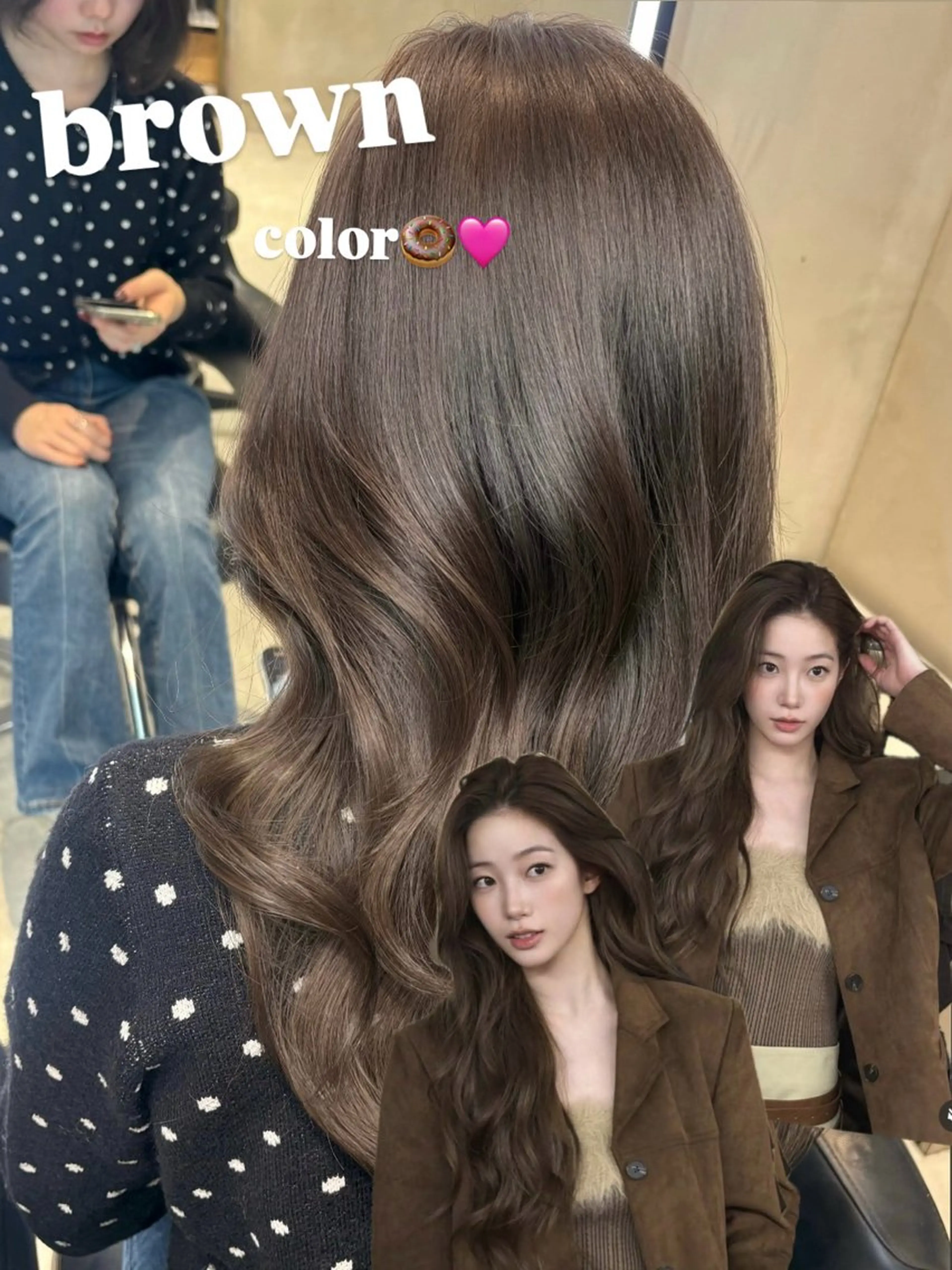 ロング カラー 韓国×ワンホン 艶カラー/ハヅキ🎀のヘアスタイル