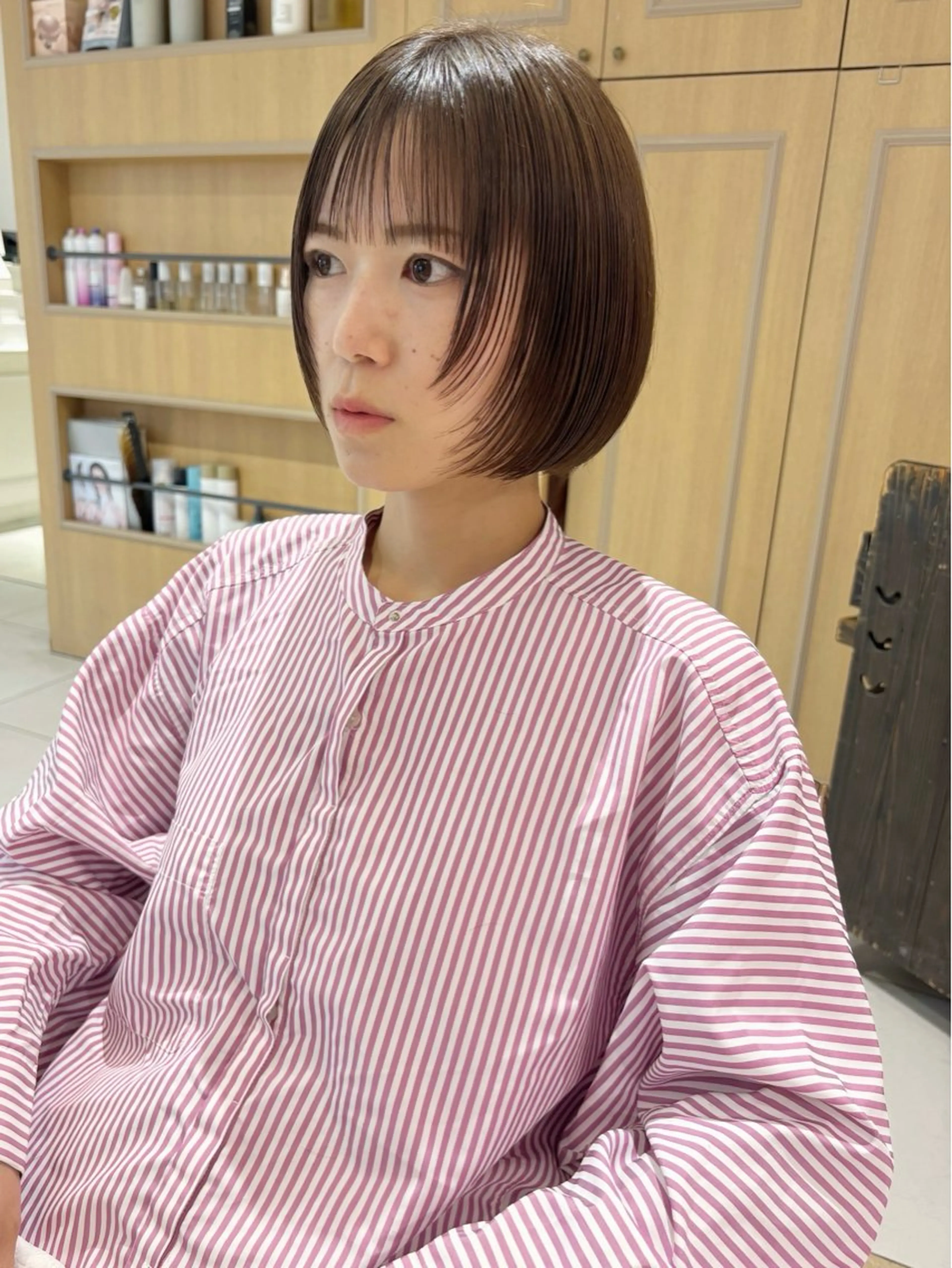 ショート カラー カット ヘアカラー トリートメント 齋藤 咲のヘアスタイル
