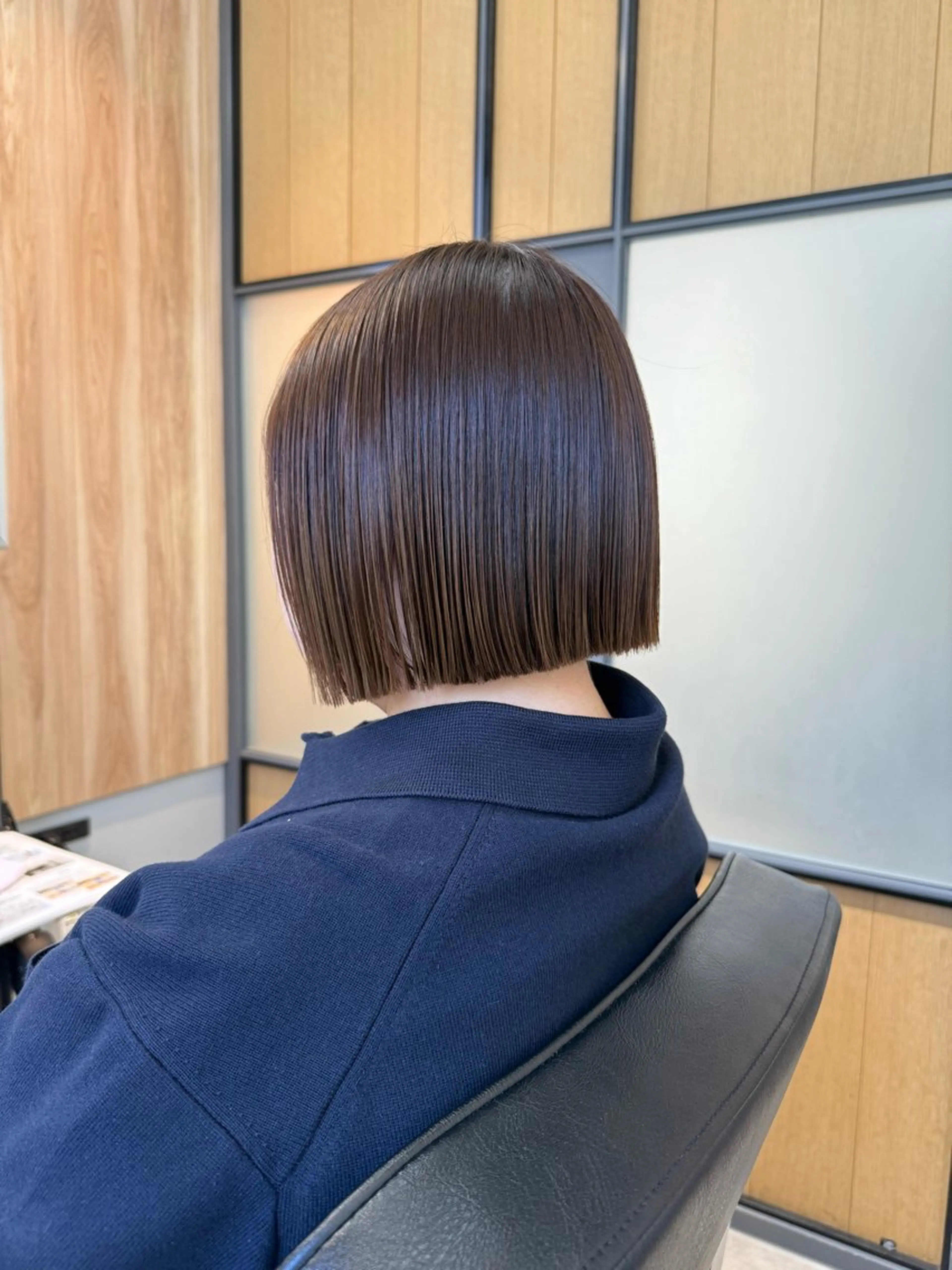 ショート カラー ボブ カット ヘアカラー トリートメント 神戸ボブ✂️ ioe三宮/田 伸佳のヘアスタイル