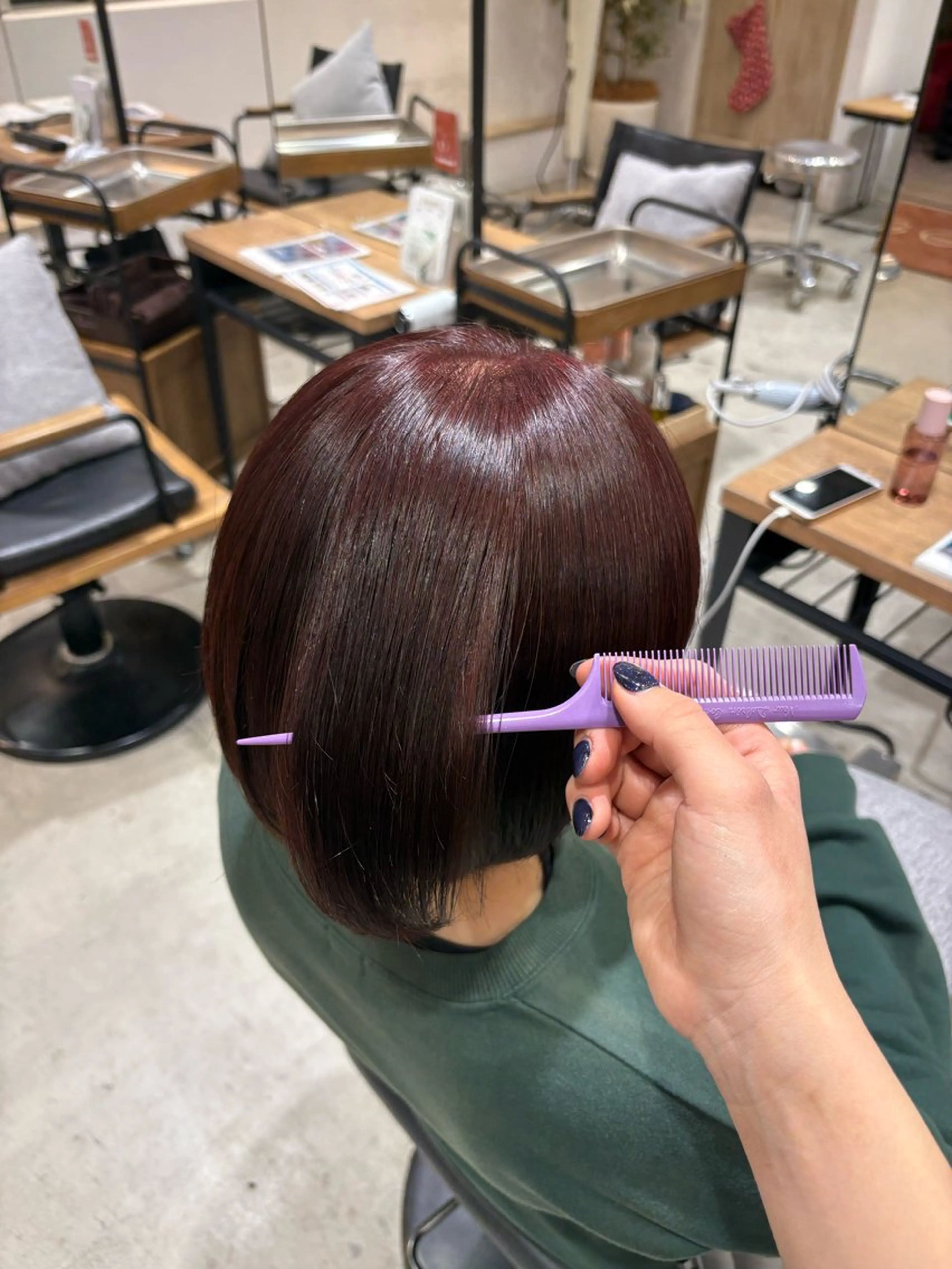 カラー レッドカラー ヘアカラー カラー/パーマ さくらのヘアスタイル