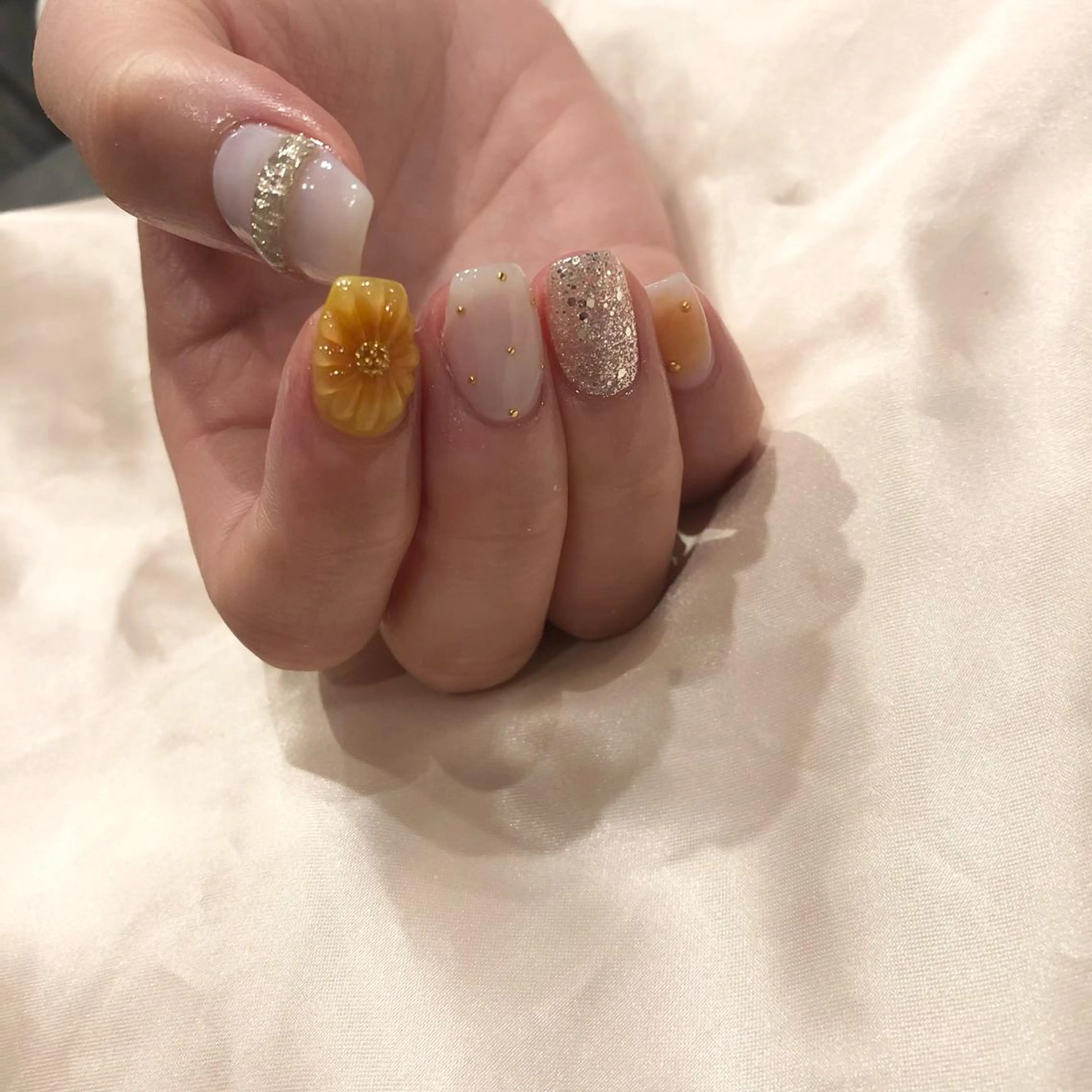 ネイル ハンドネイル パラあり！フィルイン 美フォルムのネイルデザイン