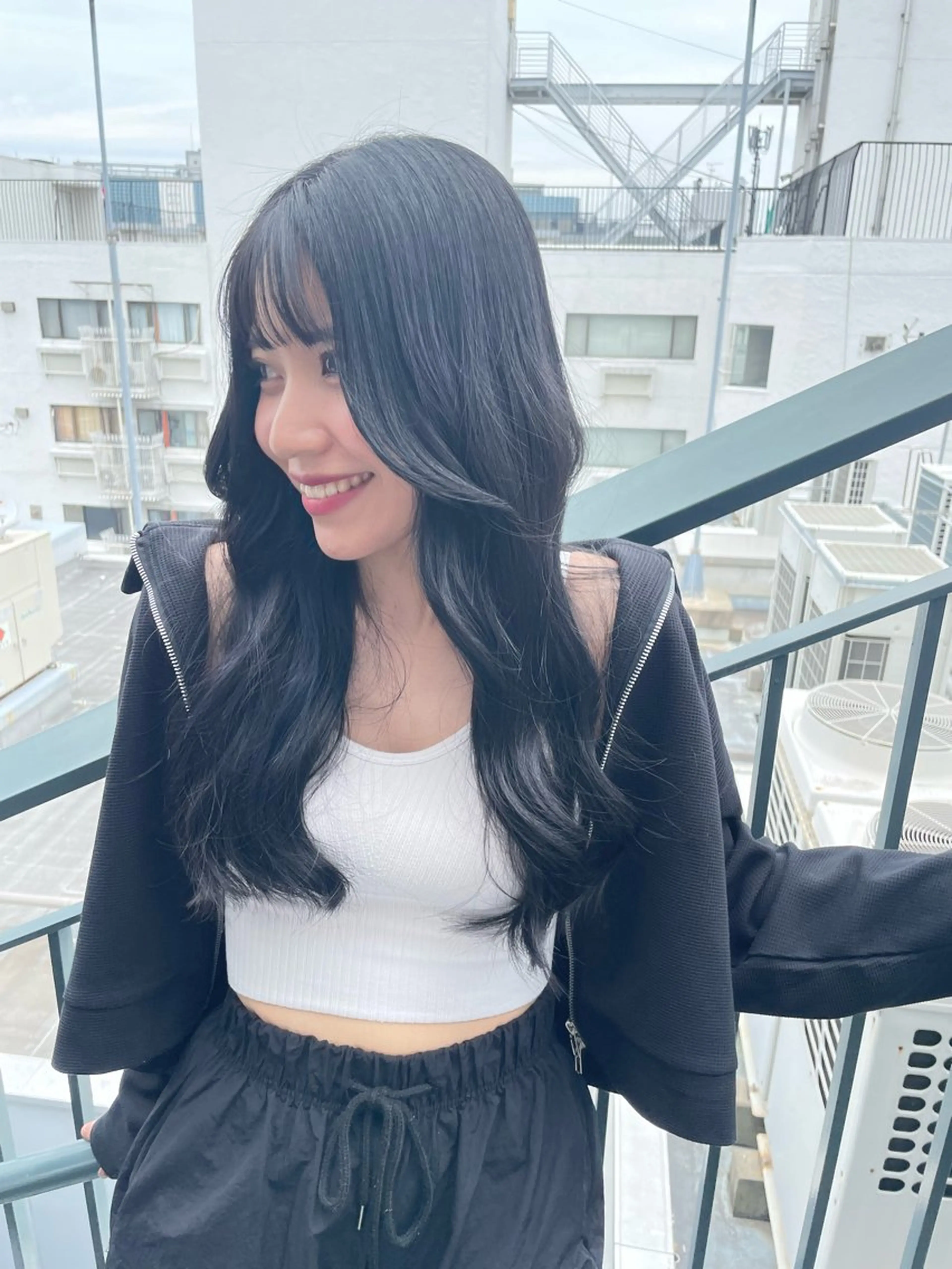 ロング カラー 髪質改善縮毛矯正 ◽️河野泰貴のヘアスタイル