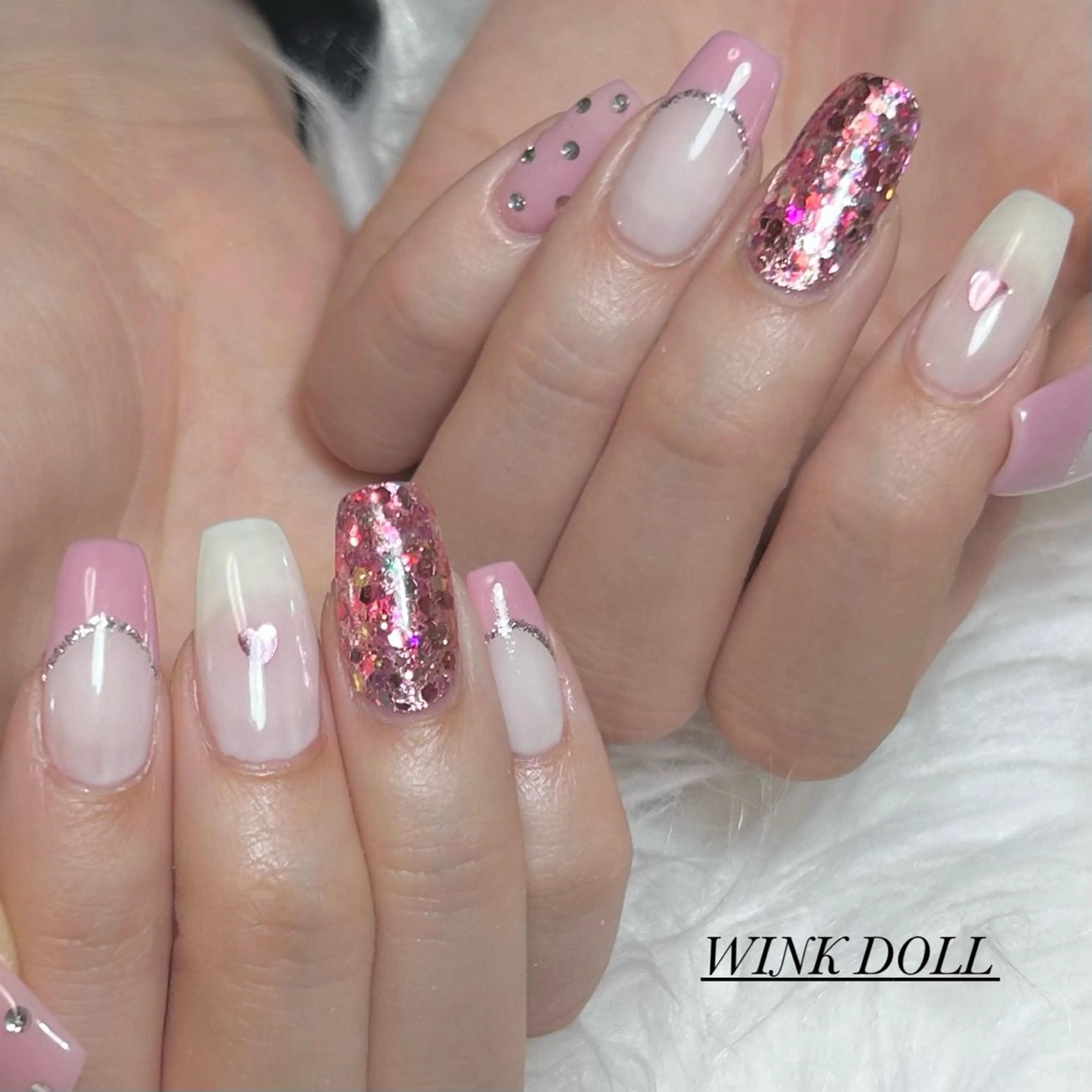 ネイル ハンドネイル WINK DOLL 🌹MIRAIのネイルデザイン