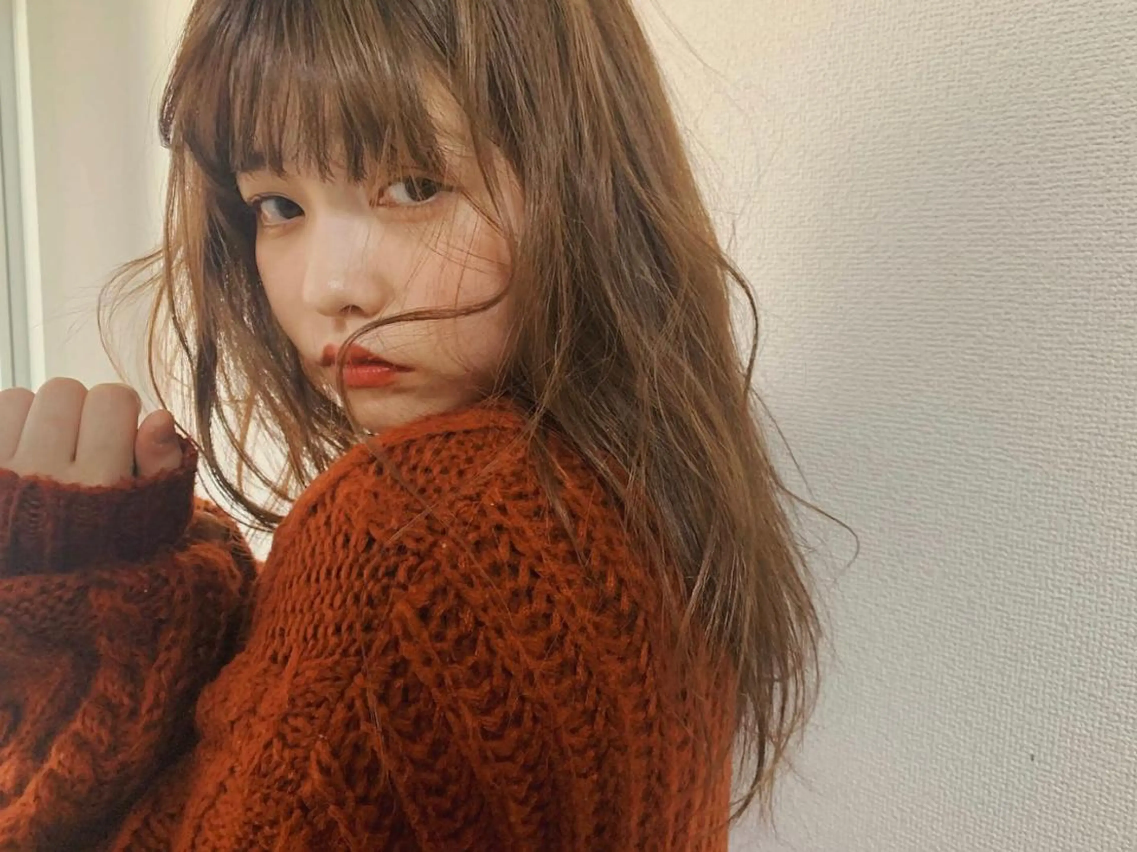 セミロング カラー パーマ ヘアアレンジ キッズ ネイル マツエク・マツパ ベージュカラー 透明感カラー グレージュ 古賀 侑磨のヘアスタイル