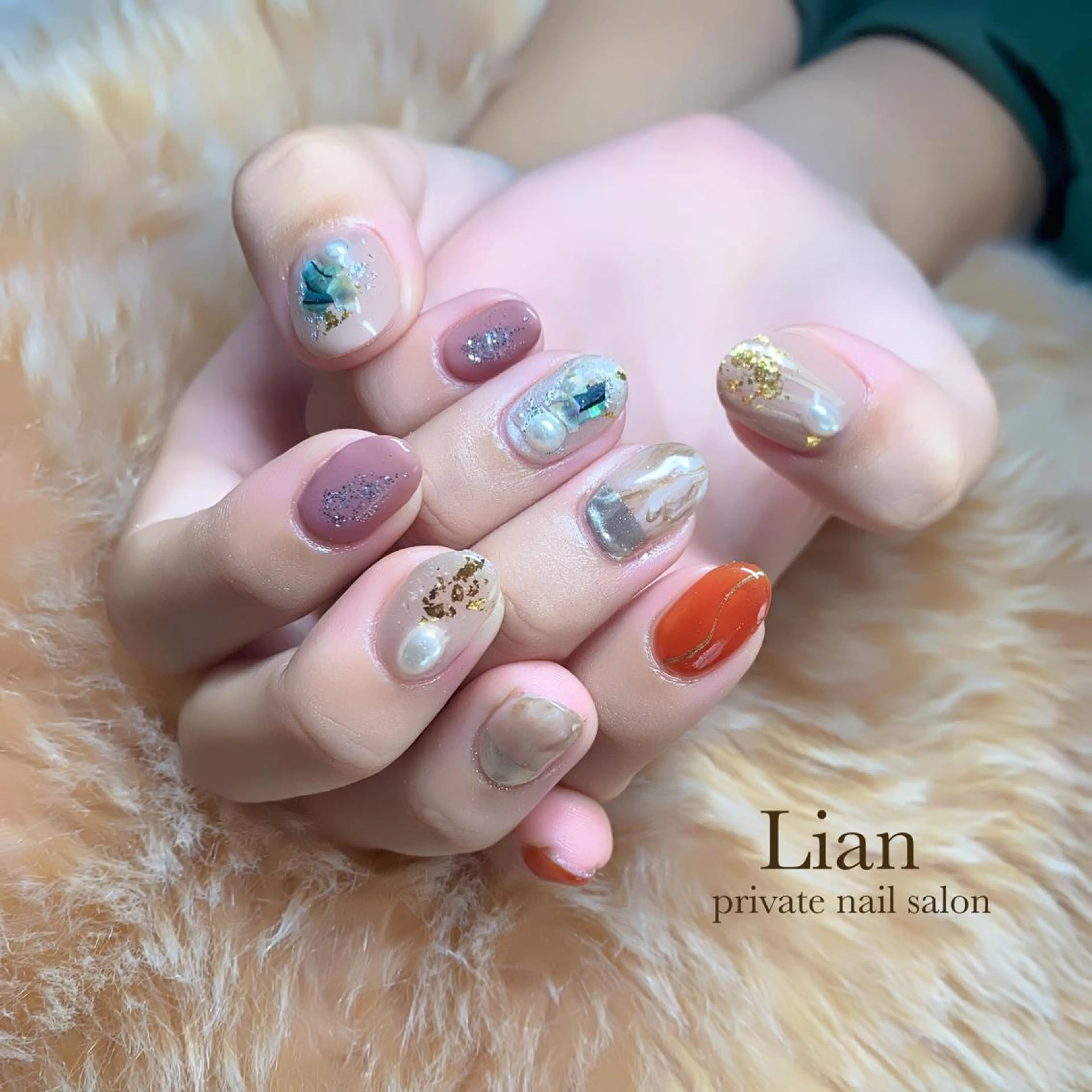 ネイル ニュアンスネイル nailsalon Lenoaのネイルデザイン
