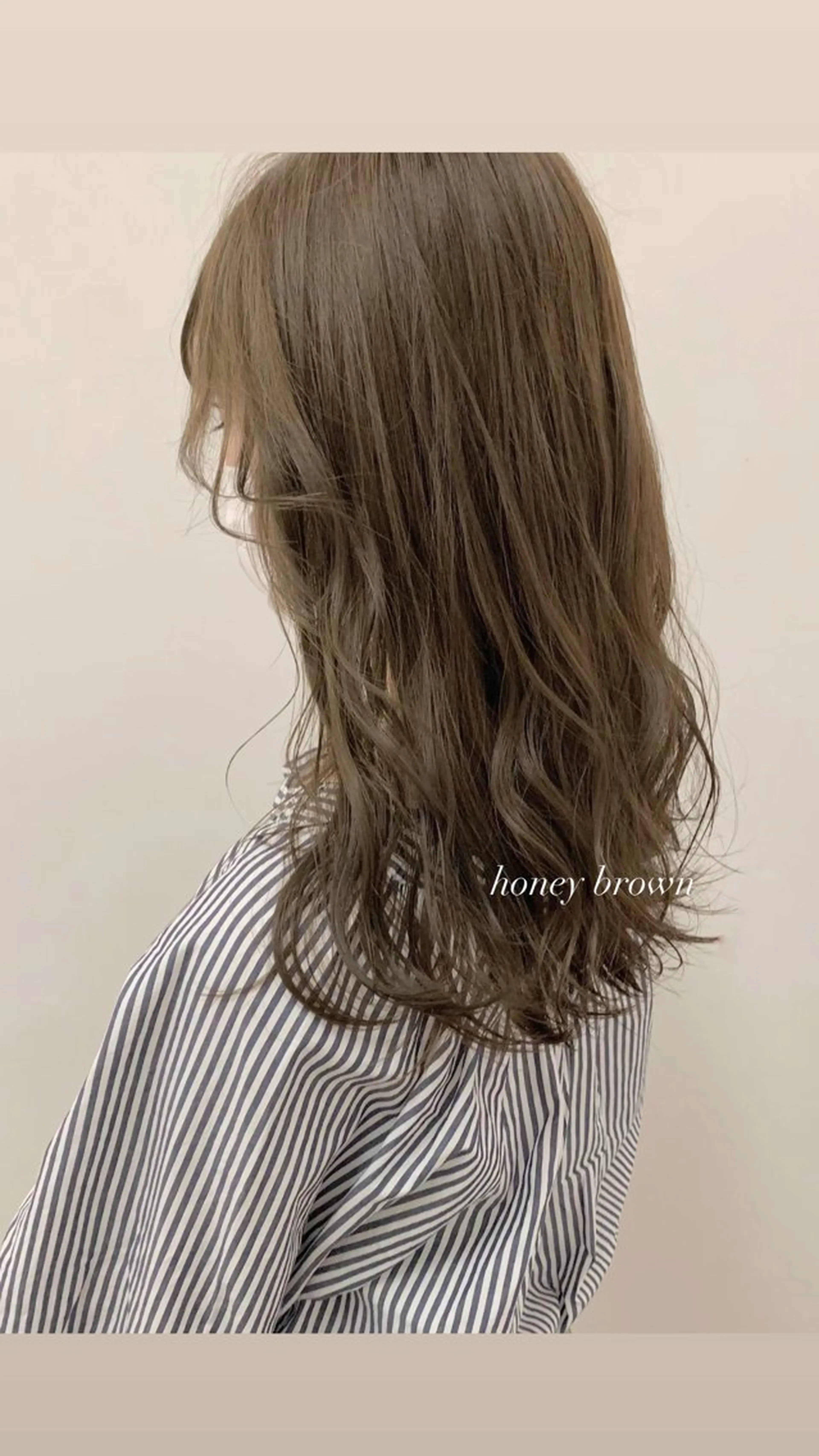 セミロング ParveMix 宮﨑 梨里のヘアスタイル