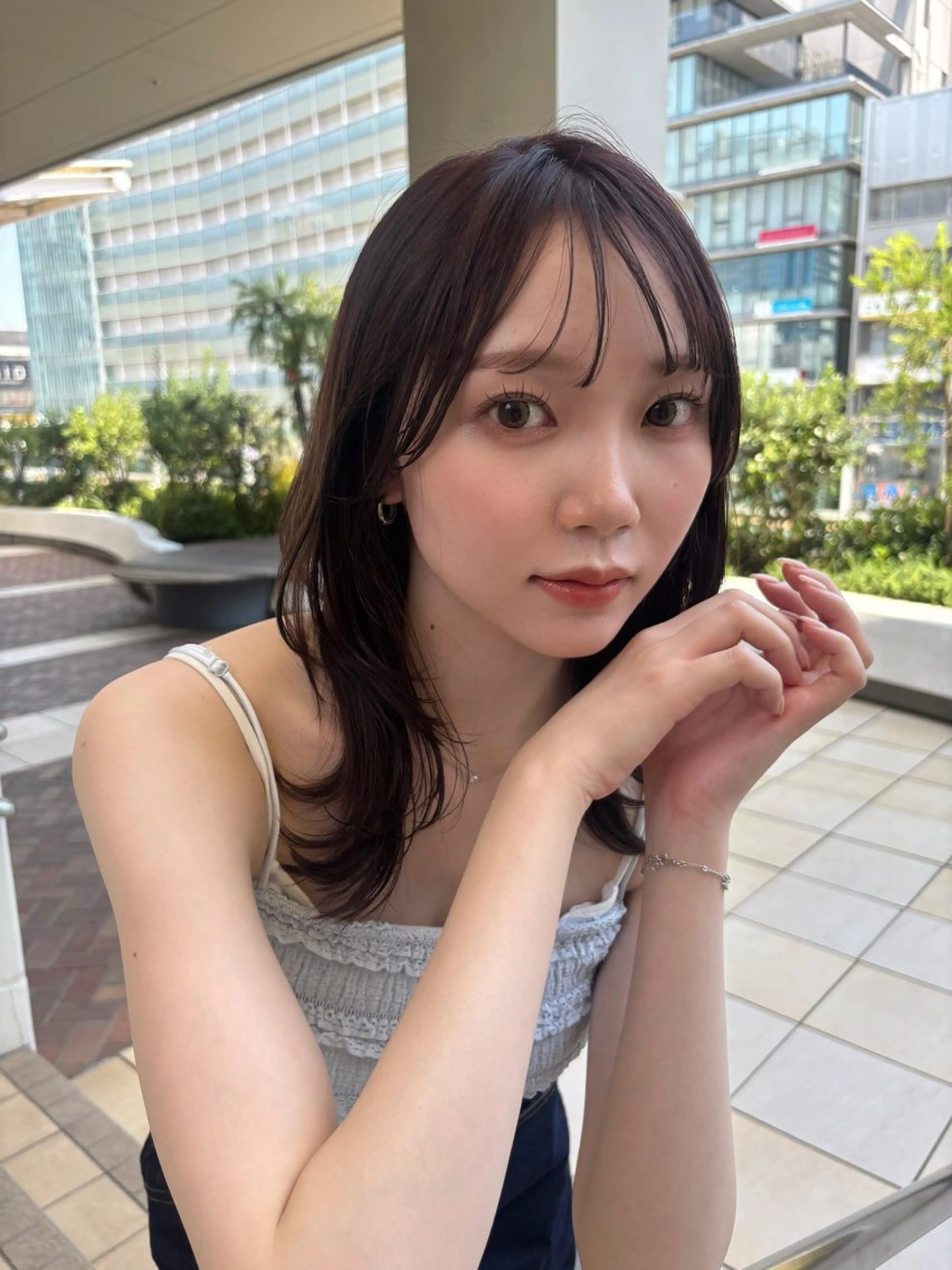 ロング カラー ブラウンカラー ラベンダーカラー ktwo☆ ☆姫野 琳のヘアスタイル