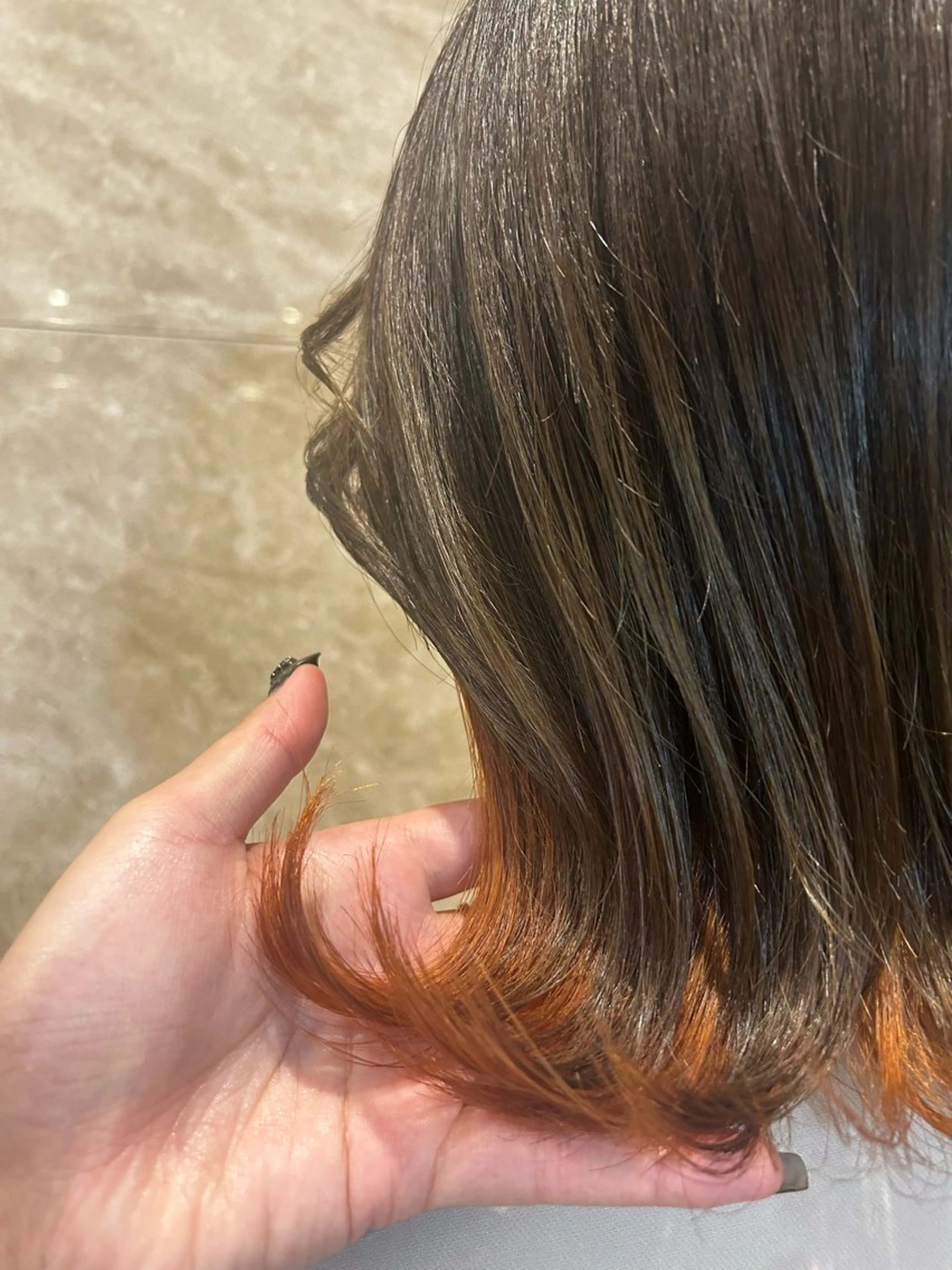 セミロング カラー 🍓 JURiA 🍓のヘアスタイル