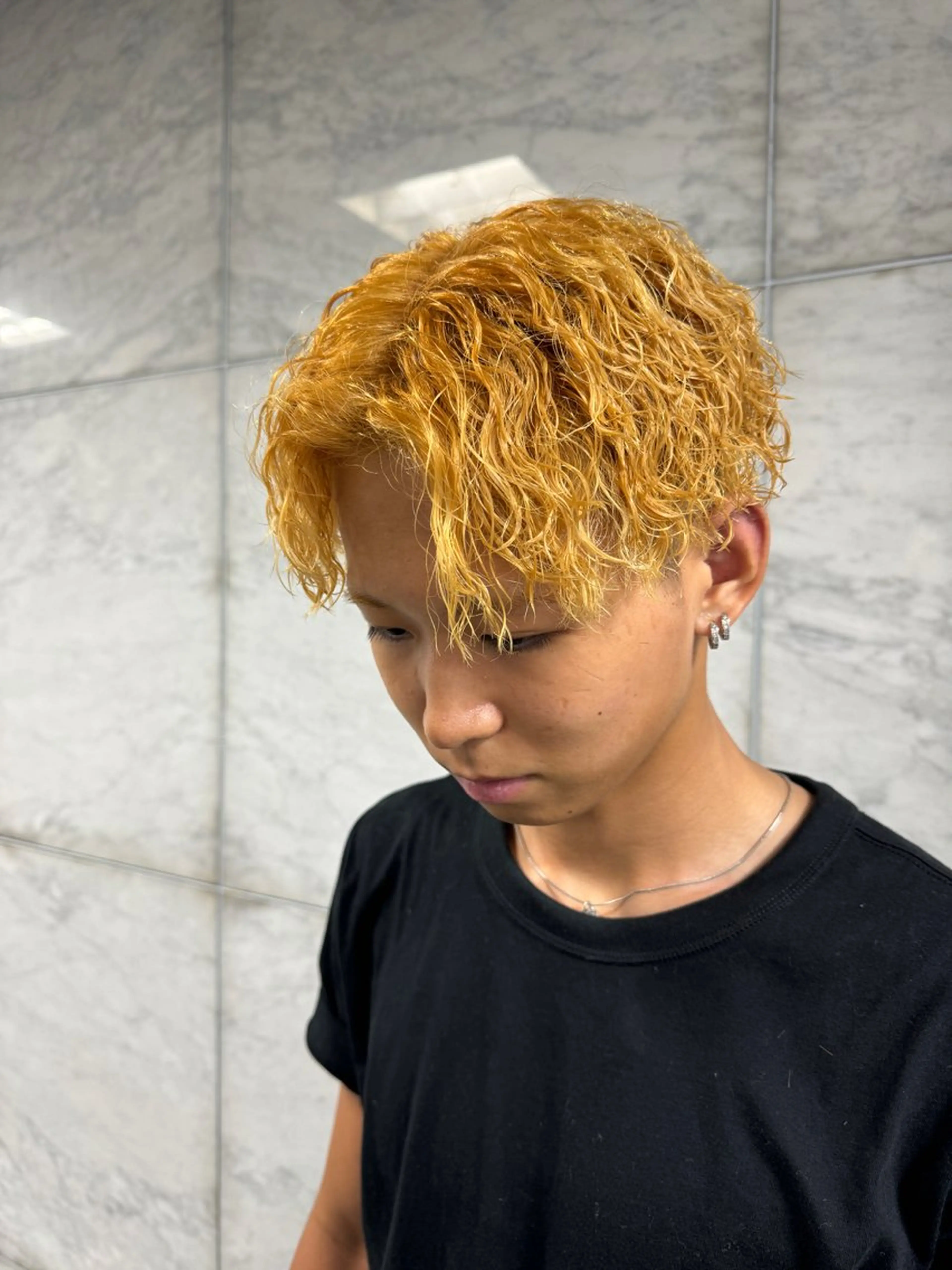 パーマ メンズ 京都駅/メンズサロン 山田司のヘアスタイル