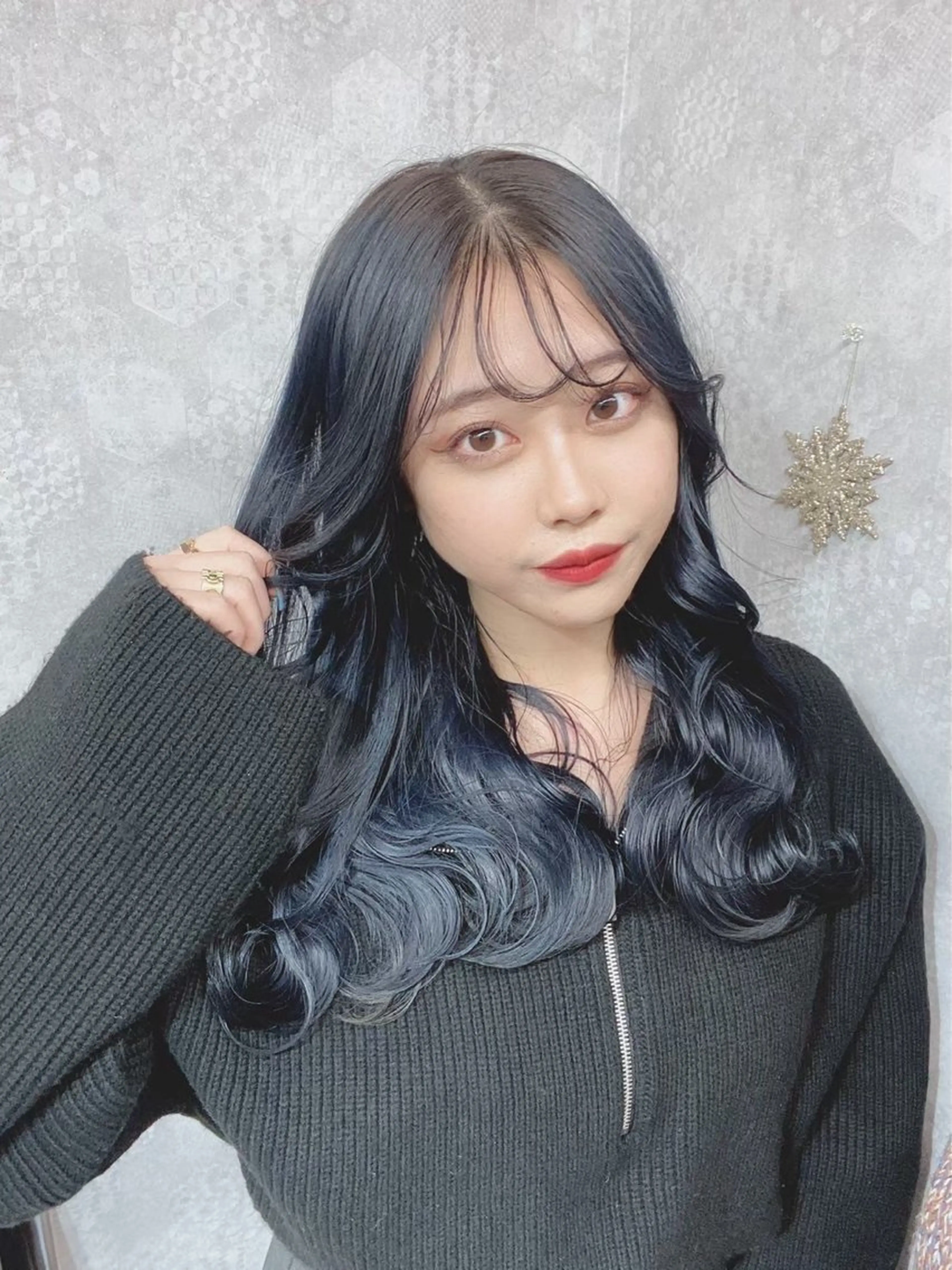 セミロング カラー ギャル⚜️巻き髪 ⚜️ちづるのヘアスタイル