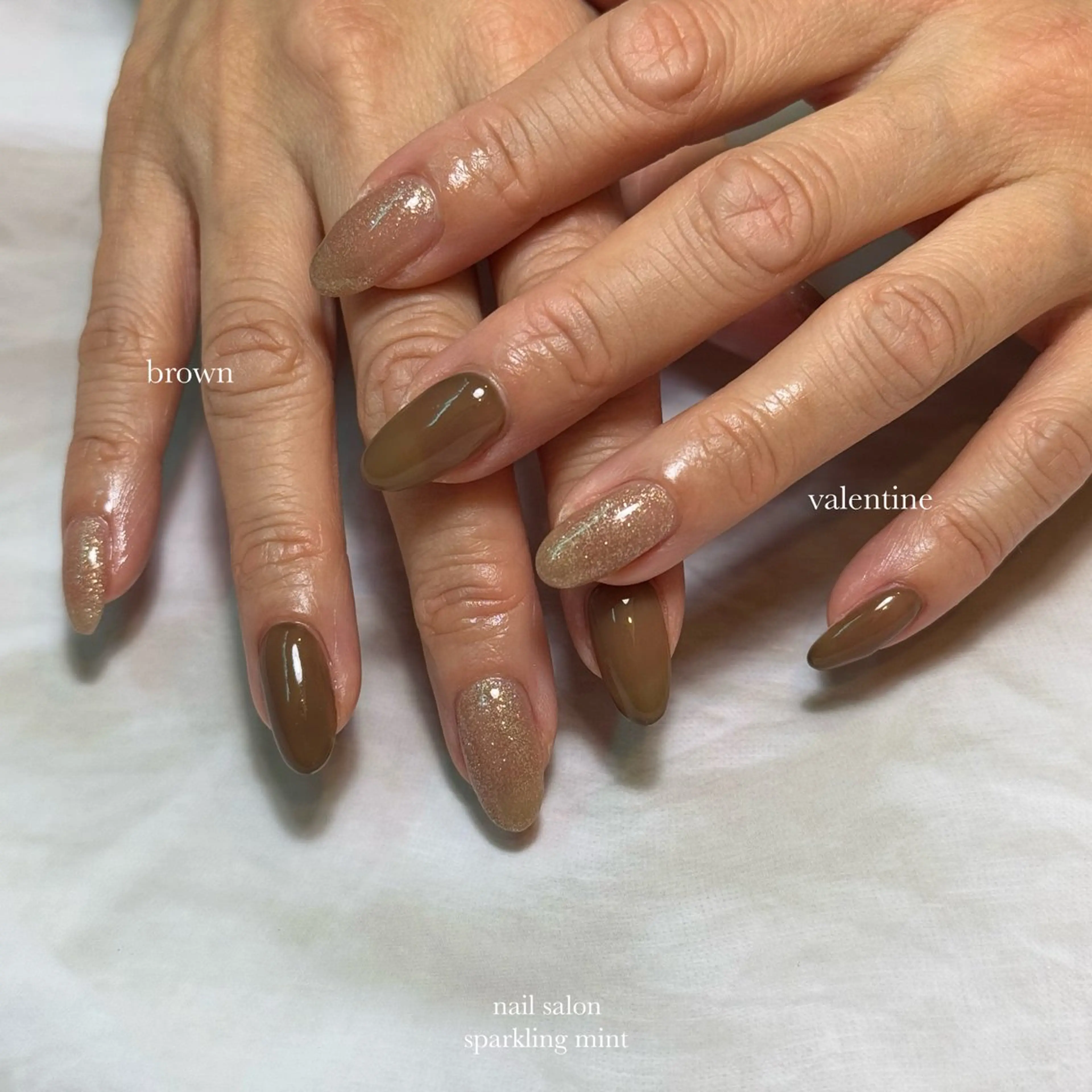 ネイル バレンタイン natsuki 🎀💎モデル様募集のネイルデザイン