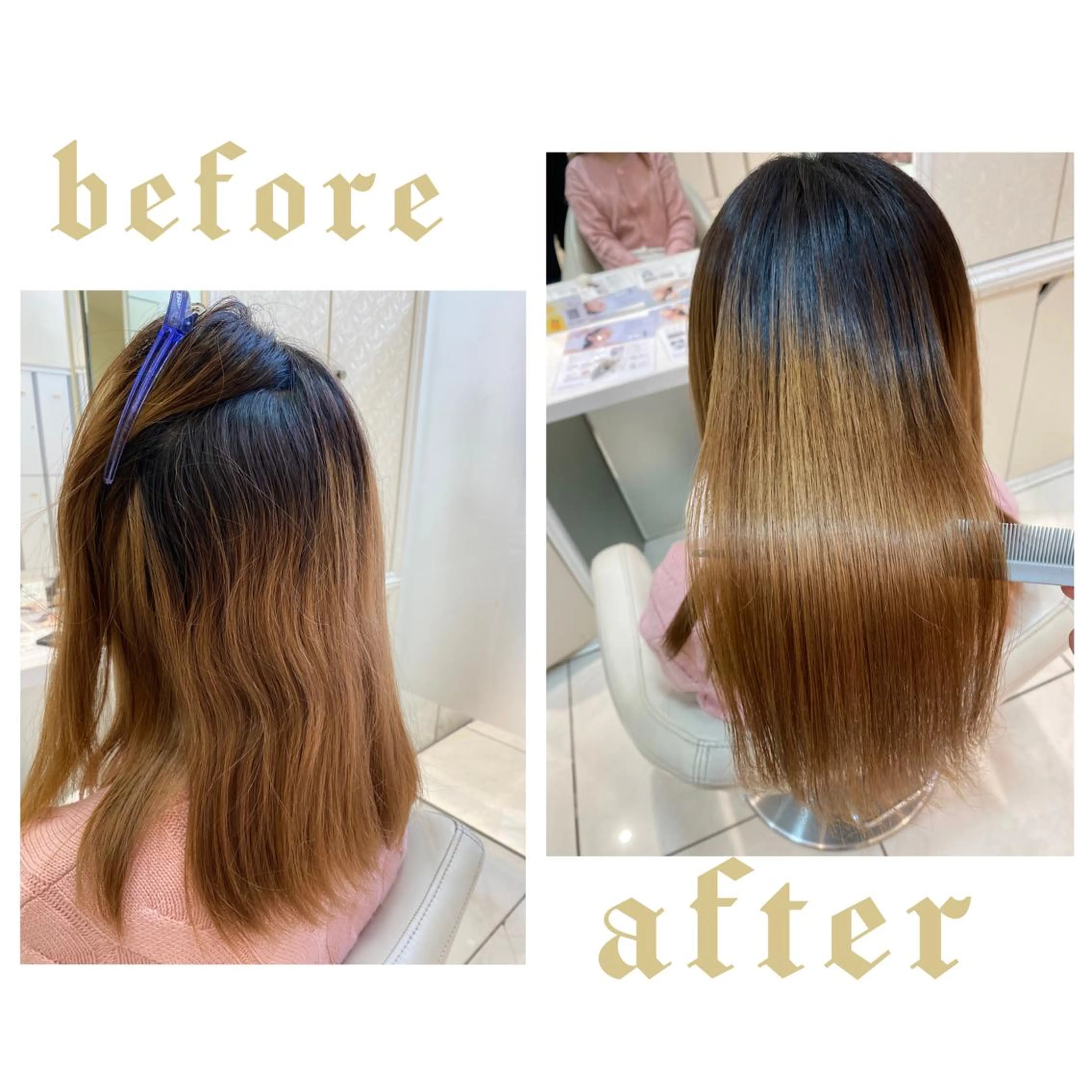 セミロング カット 縮毛矯正 💎髪質改善/縮毛矯 正特化💎鈴木一寿のヘアスタイル