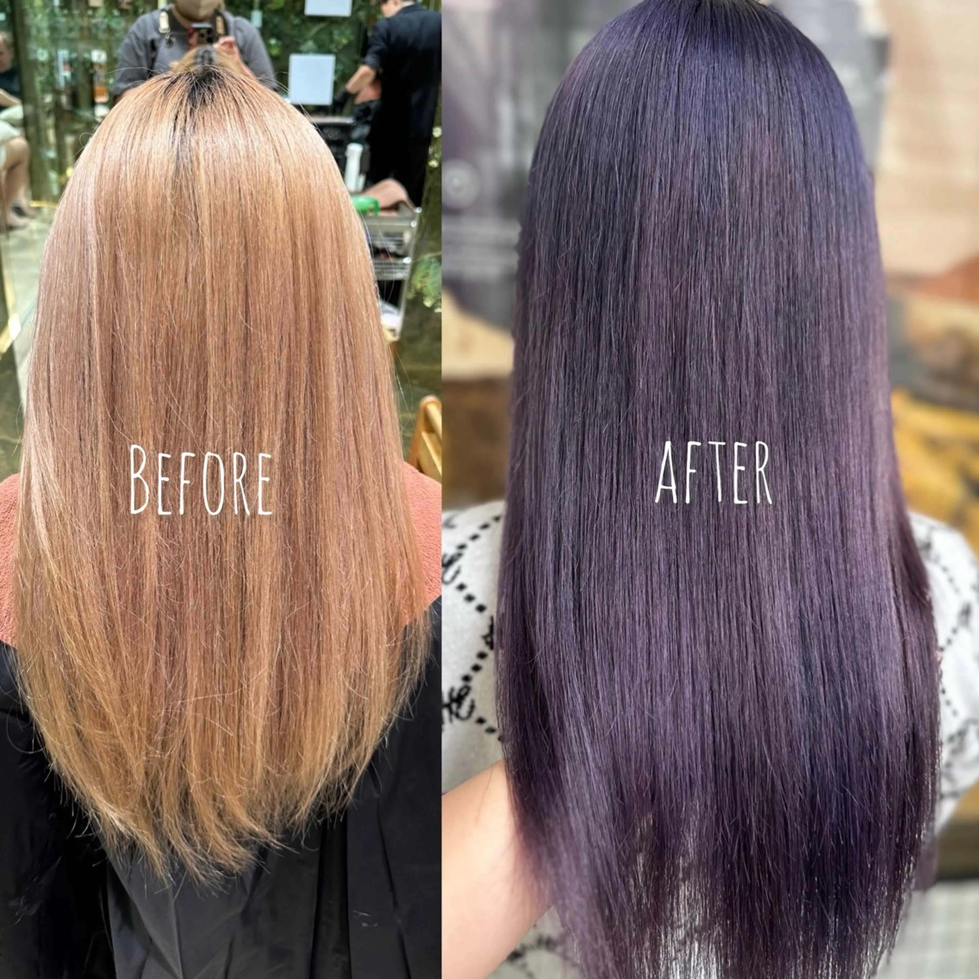 カラー ❤️MASAKO❤️ 🌸🩷エクステ🩷のヘアスタイル