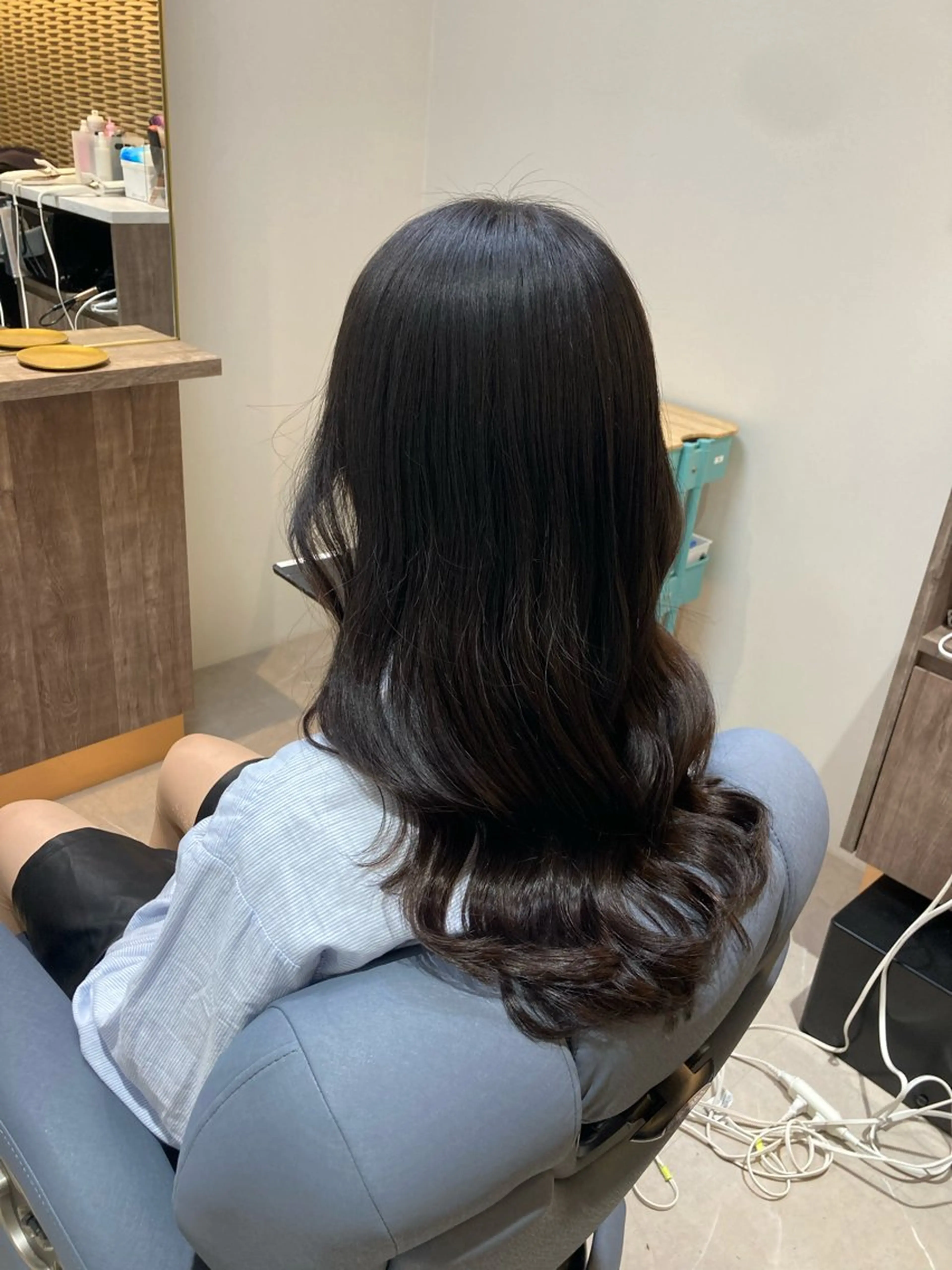 ロング ヘアセット ピンクカラー🎀 米津 美佑のヘアスタイル