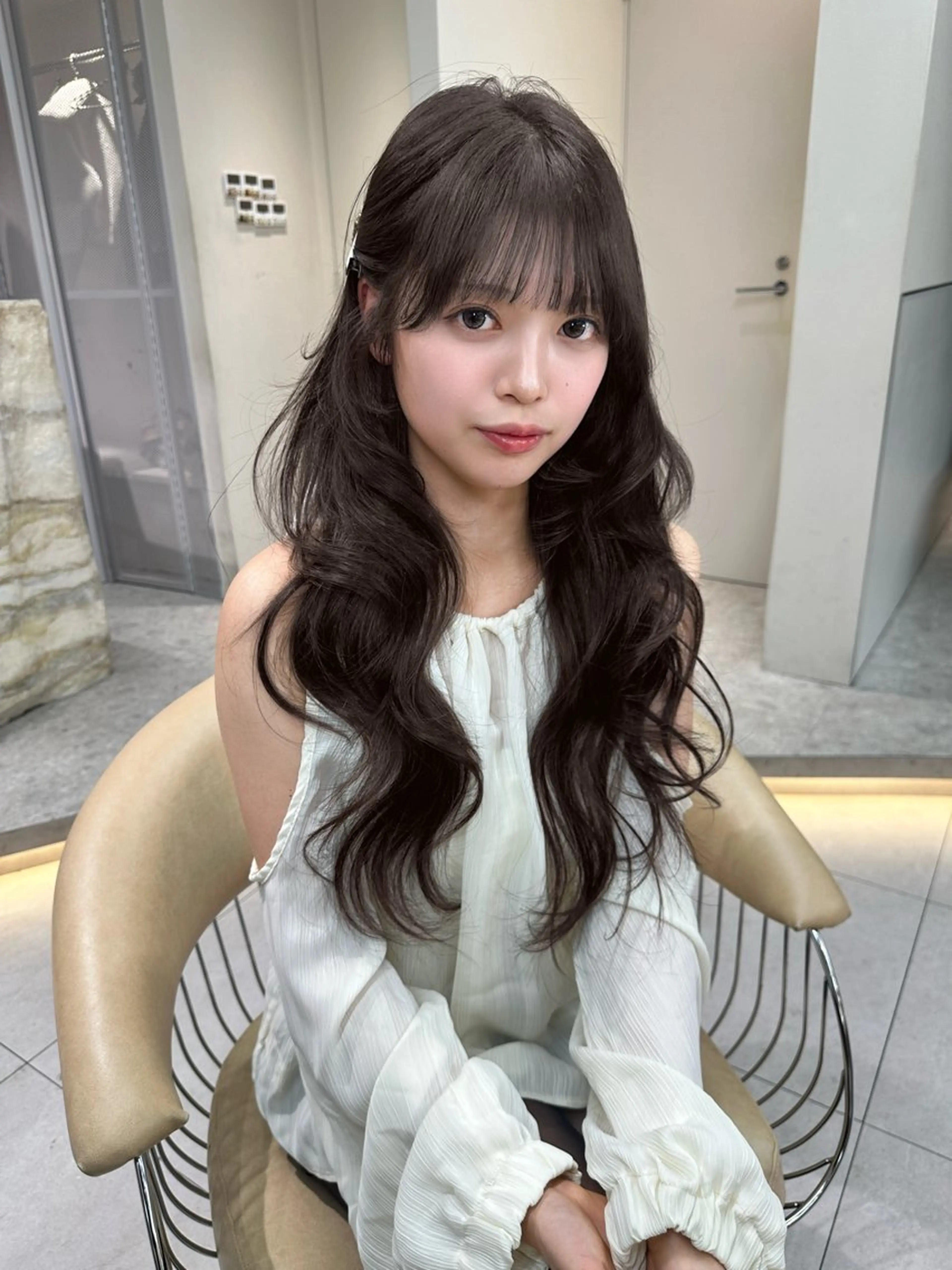 ロング カラー ヘアカラー トリートメント 《髪質改善✖️オリー ブ🧸》小嶋拓也のヘアスタイル