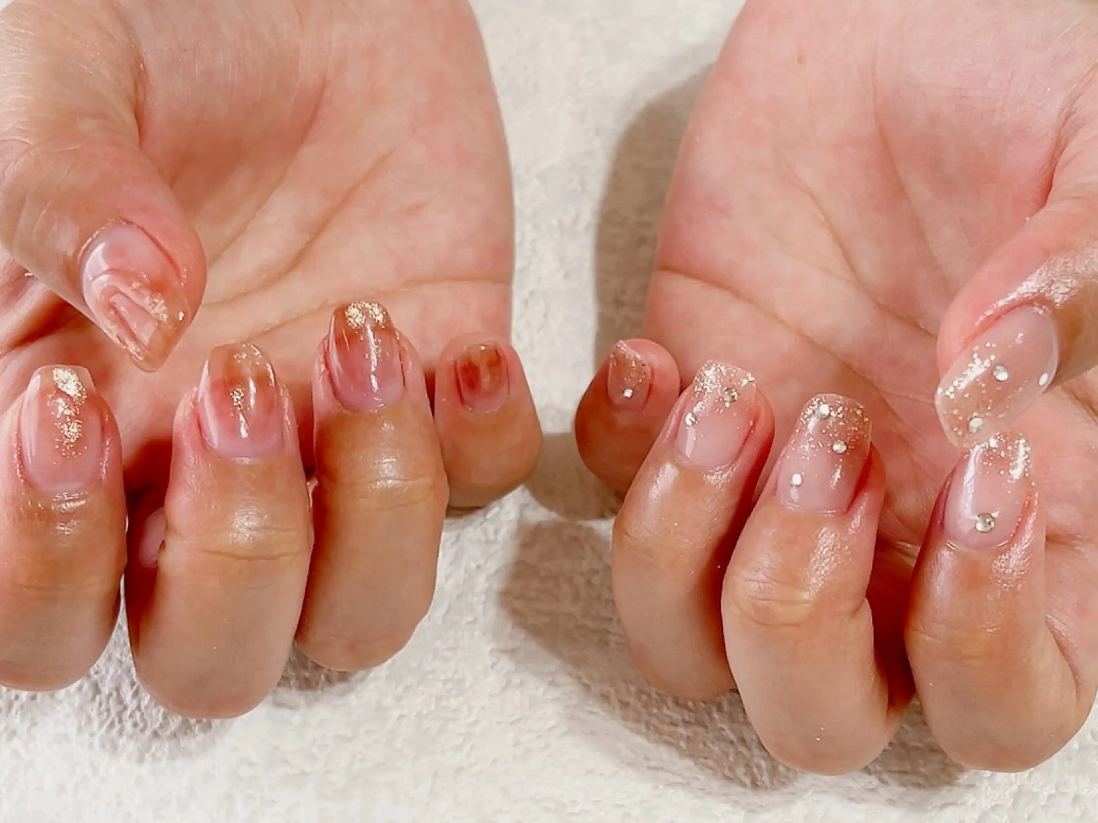 ネイル ジェルネイル グラデーション メンズネイル ニュアンスネイル パラジェル kikinail 溝の口のネイルデザイン