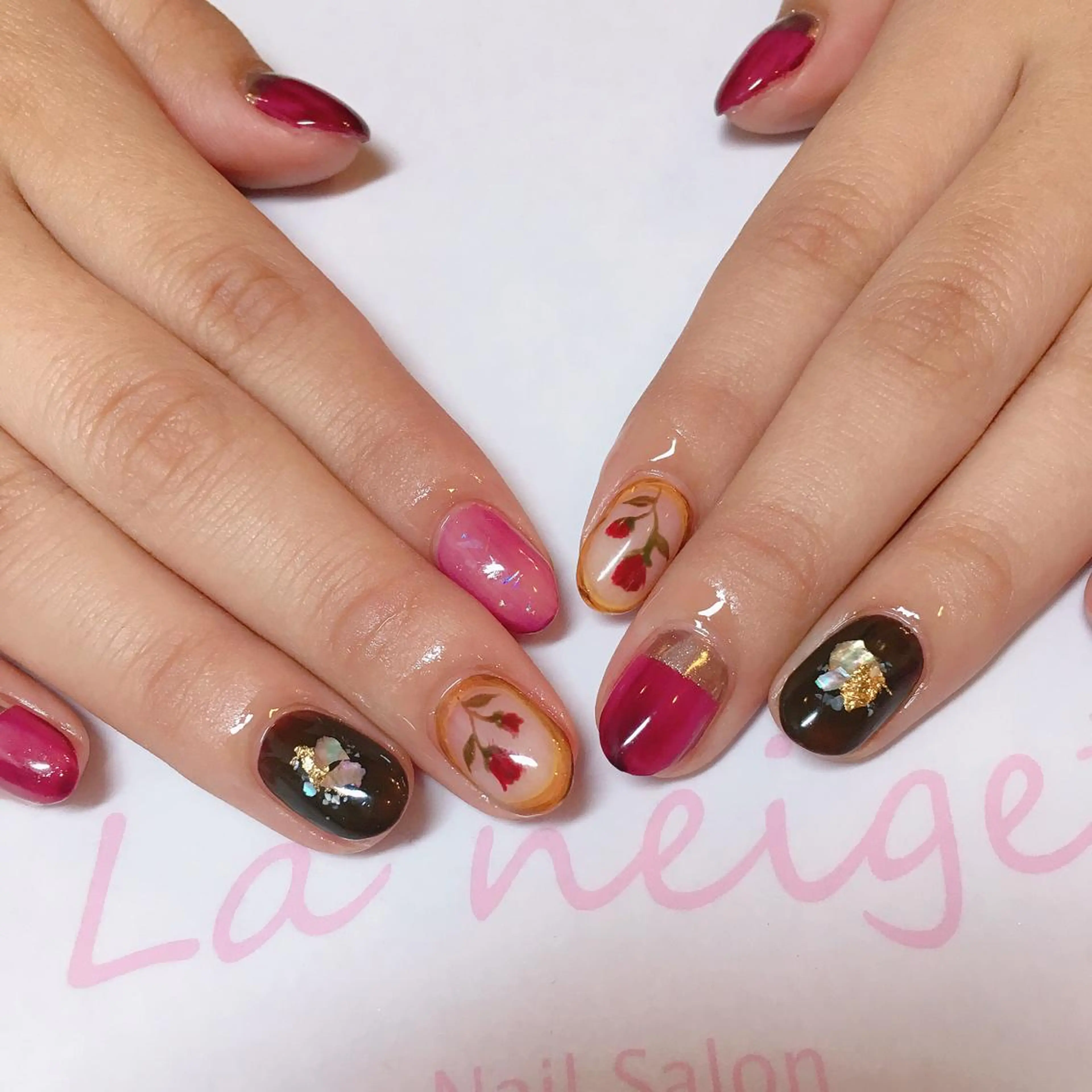 ネイル La neige* yuki 🐩🌙のネイルデザイン