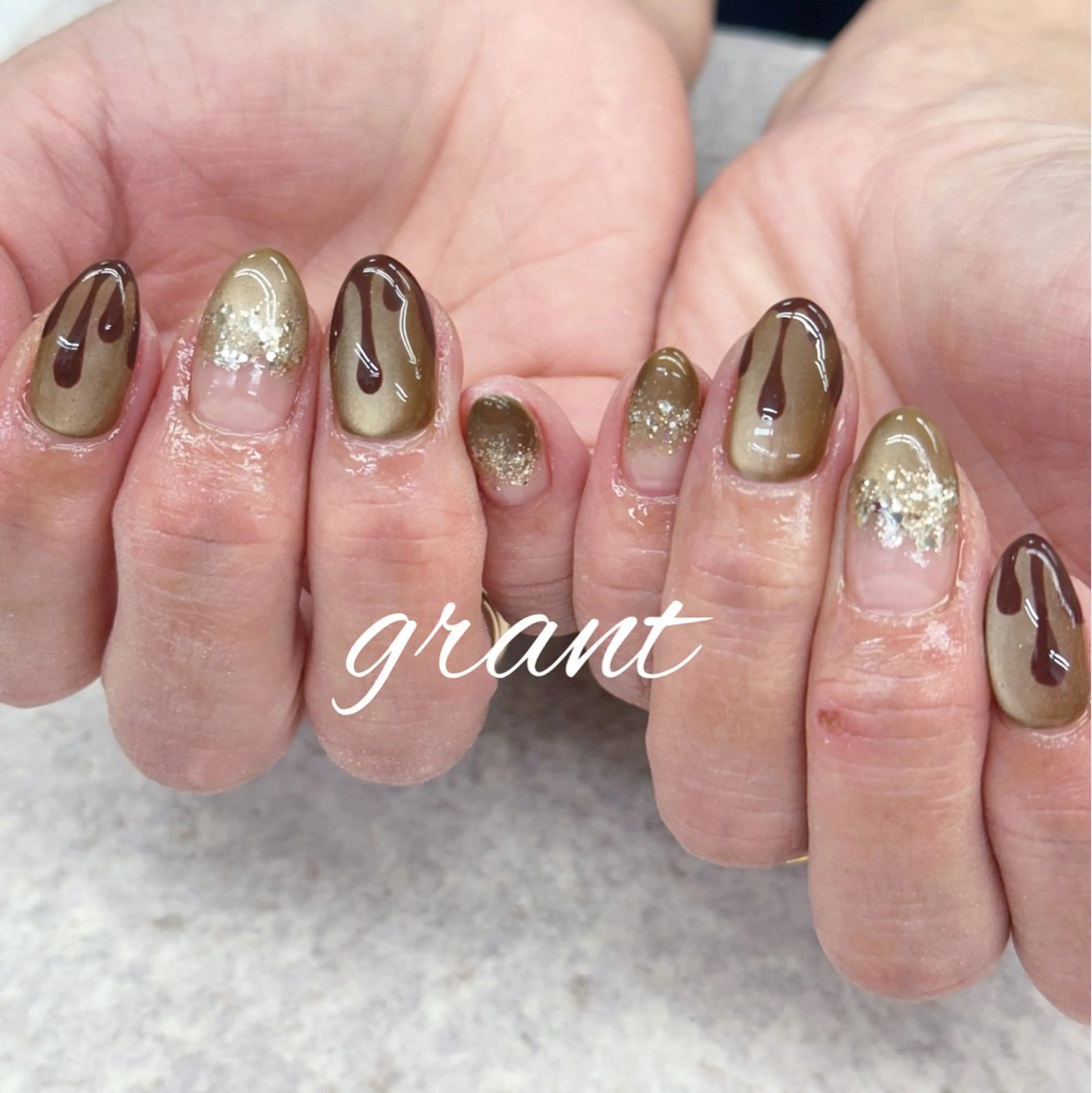 ネイル バレンタイン 冬ネイル nailsalon grantのネイルデザイン