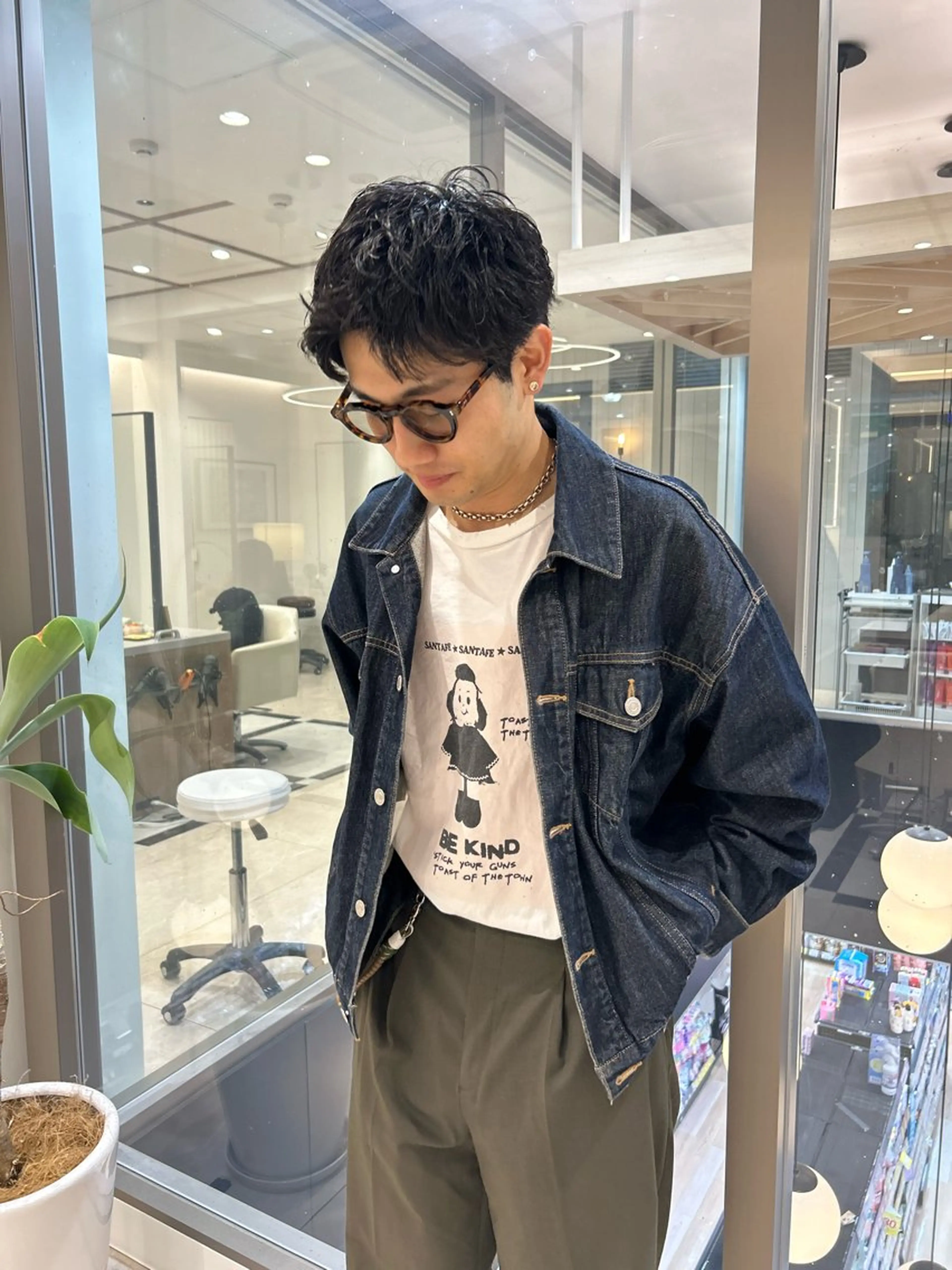 パーマ メンズ カット パーマ ヘッドスパ メンズヘア/レイヤー /ボブ山内春輝のヘアスタイル