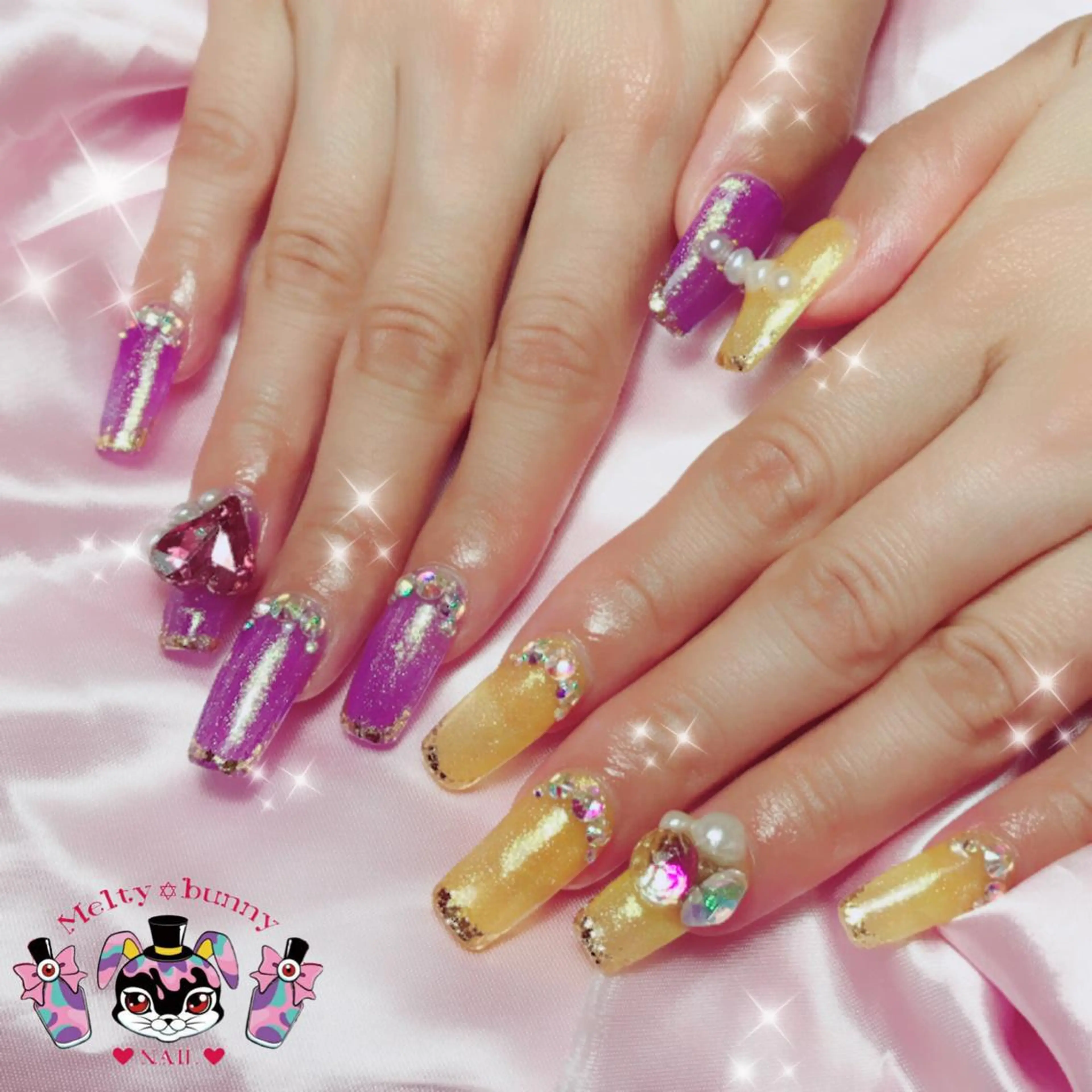 ネイル 長さ出し ロングネイル 深爪を断らない スカルプ高評価店のネイルデザイン