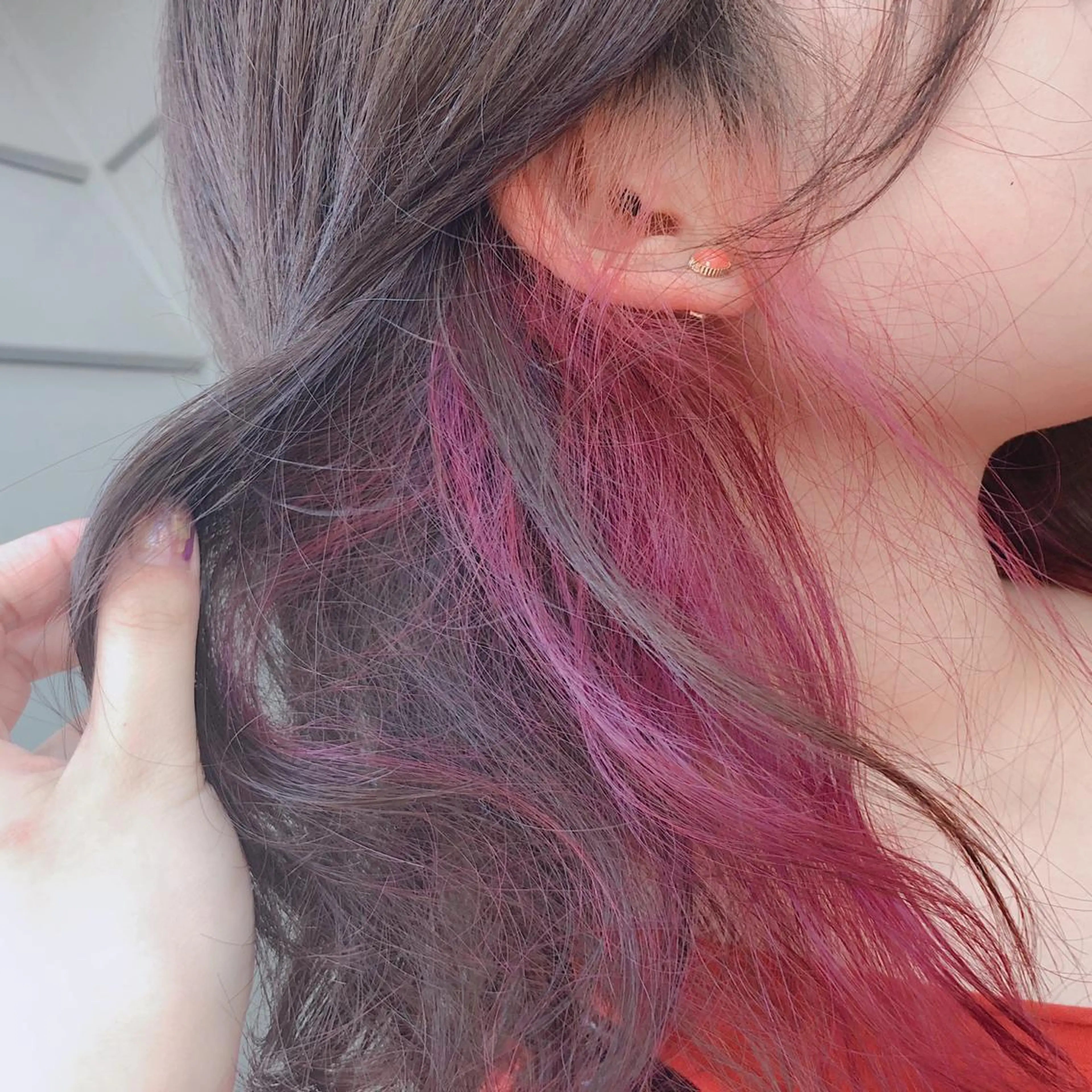 ショート カラー インナーカラー 塔崎 りこのヘアスタイル