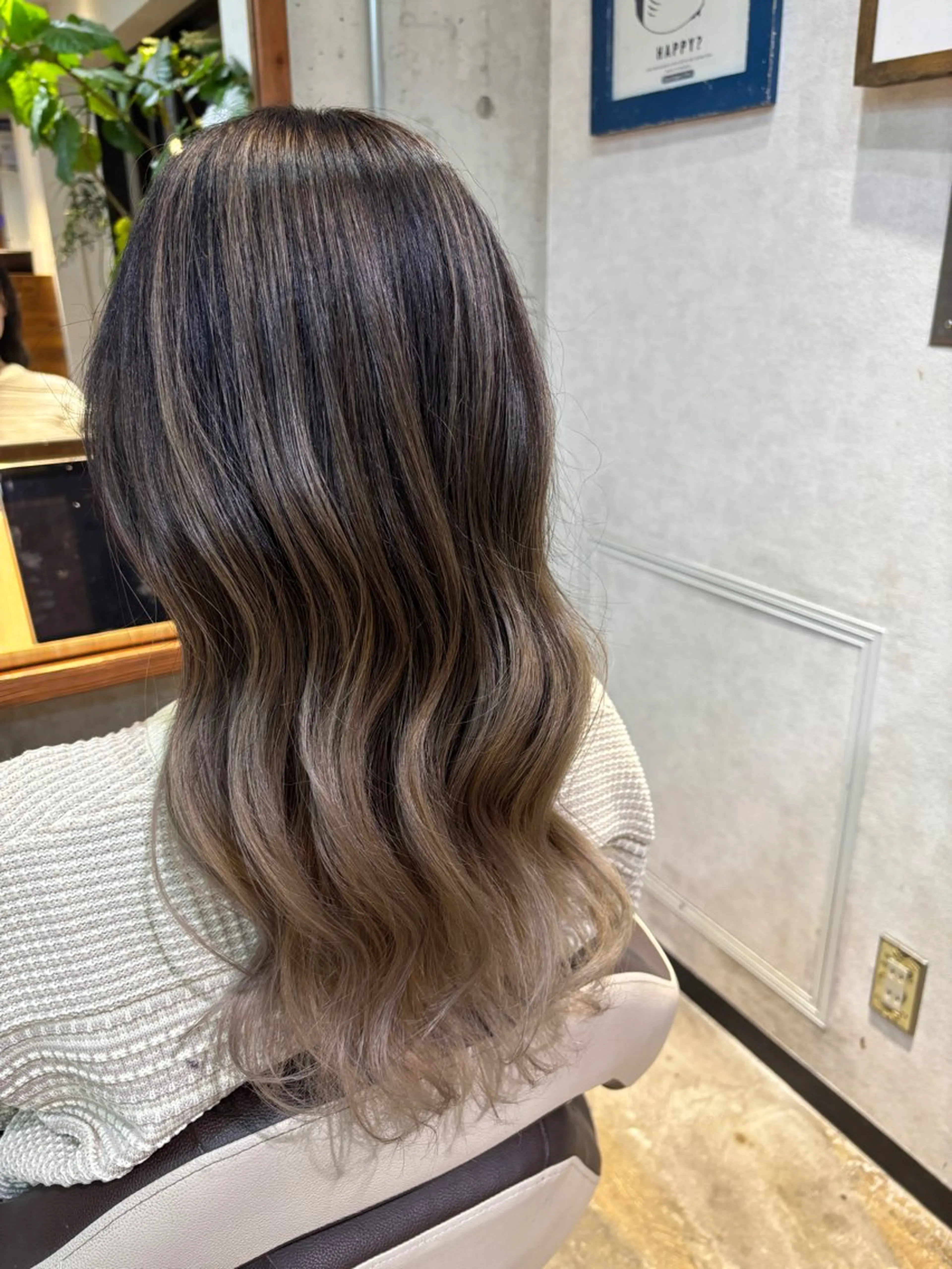 カラー バレイヤージュ ベージュカラー TSUBASA 🪽のヘアスタイル