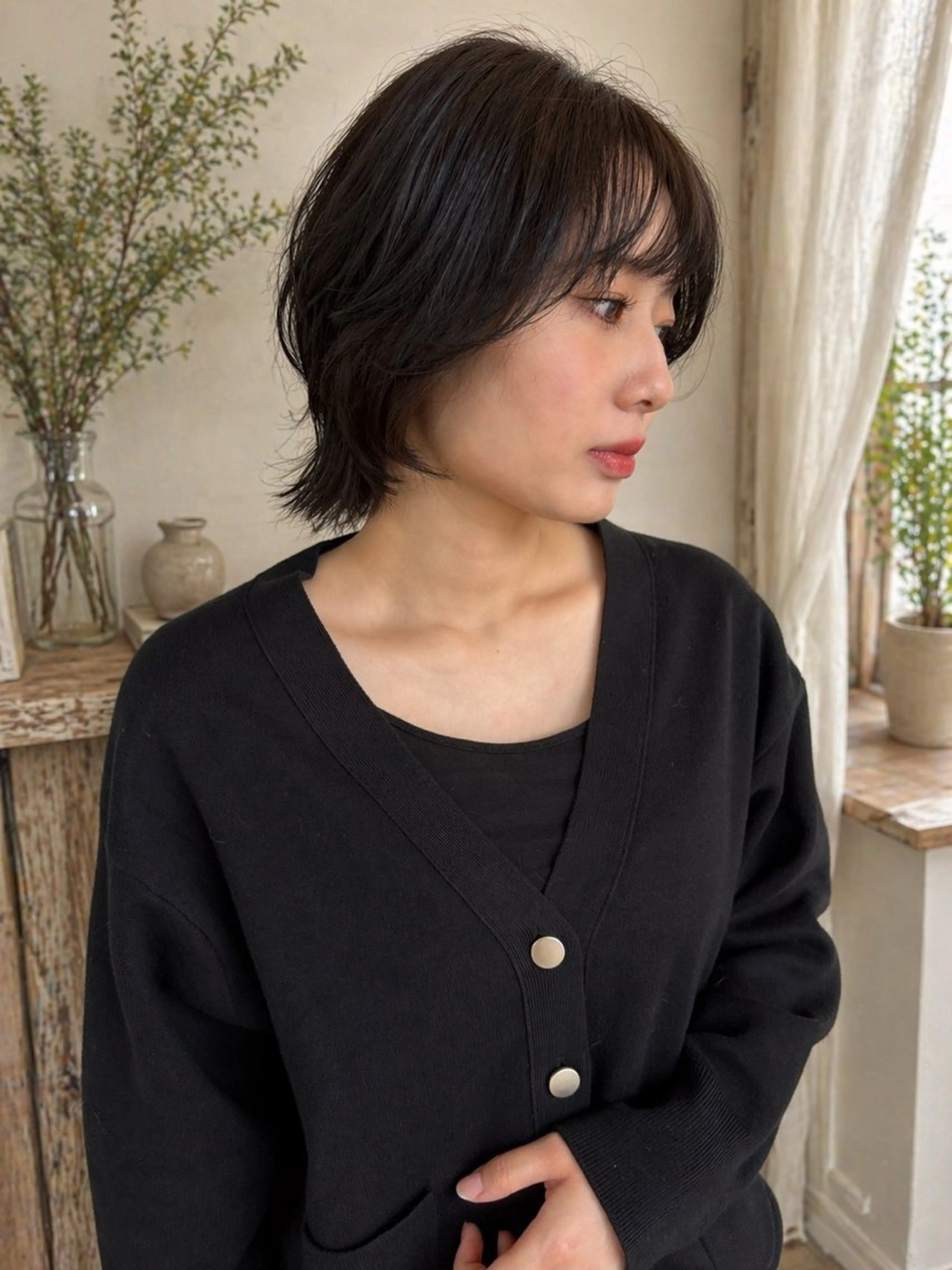 ショート カラー イルミナカラー カット ヘアカラー grand juteのヘアスタイル