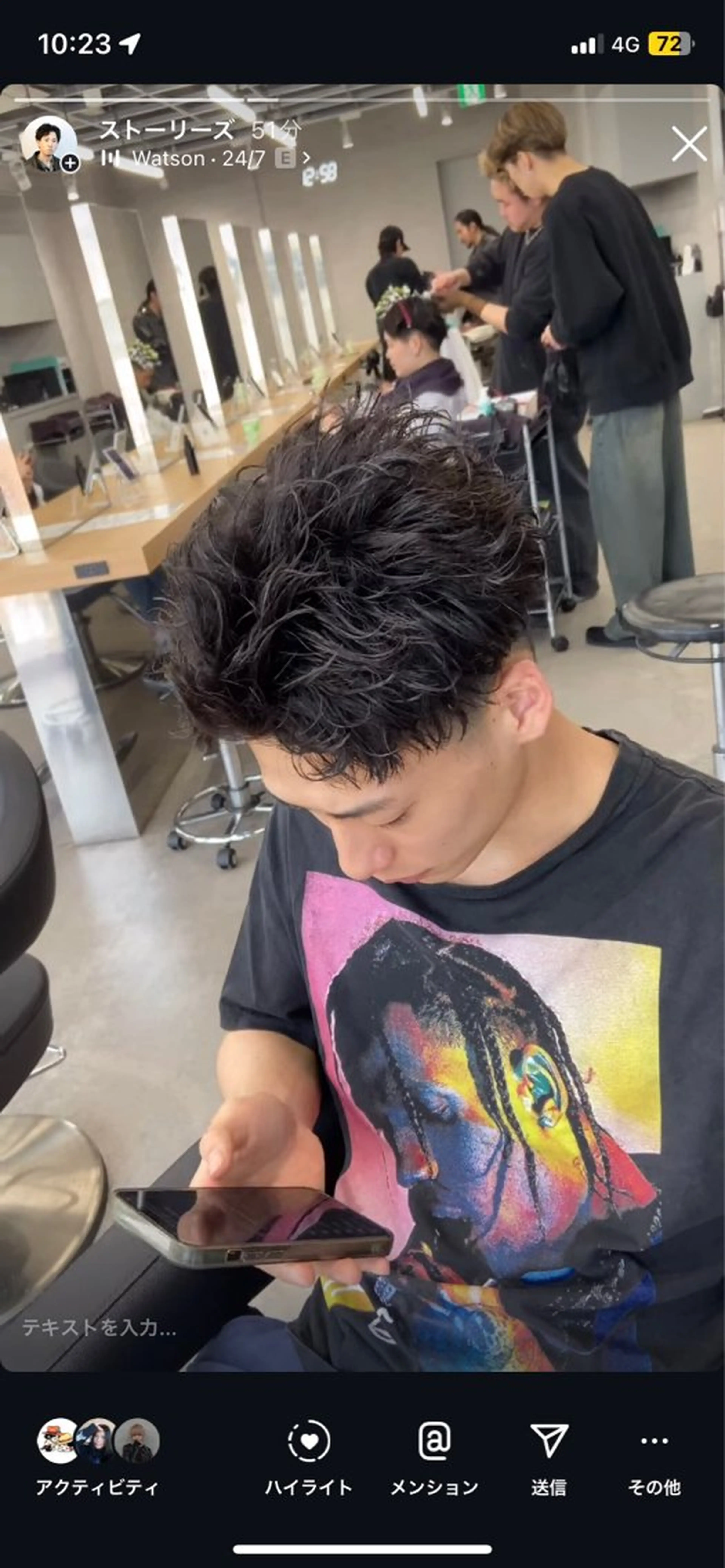 パーマ ヘアアレンジ メンズ 川合 智之のヘアスタイル