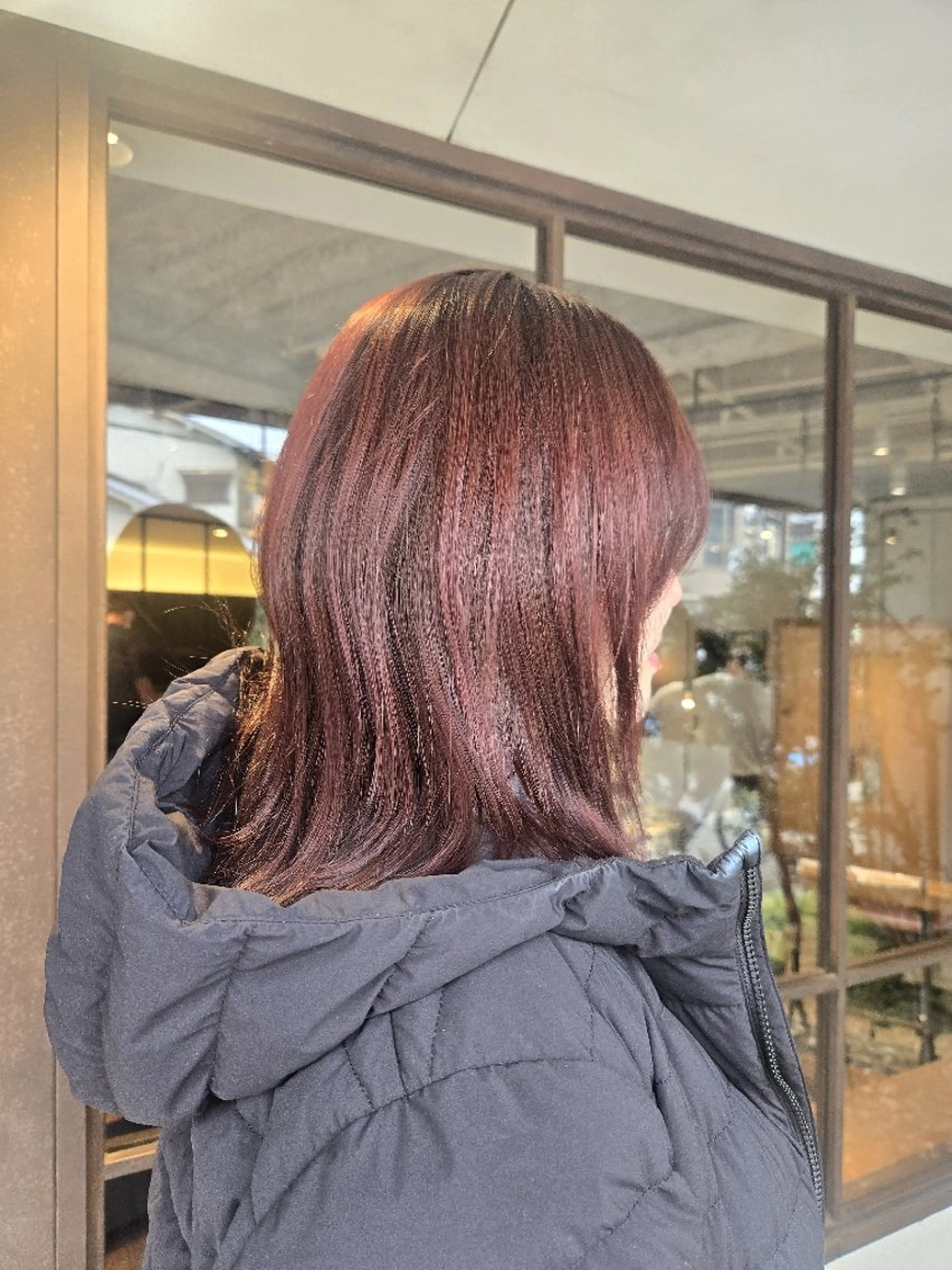 ミディアム カラー ヘアカラー 韓国好き🇰🇷 美容師MIKUのヘアスタイル