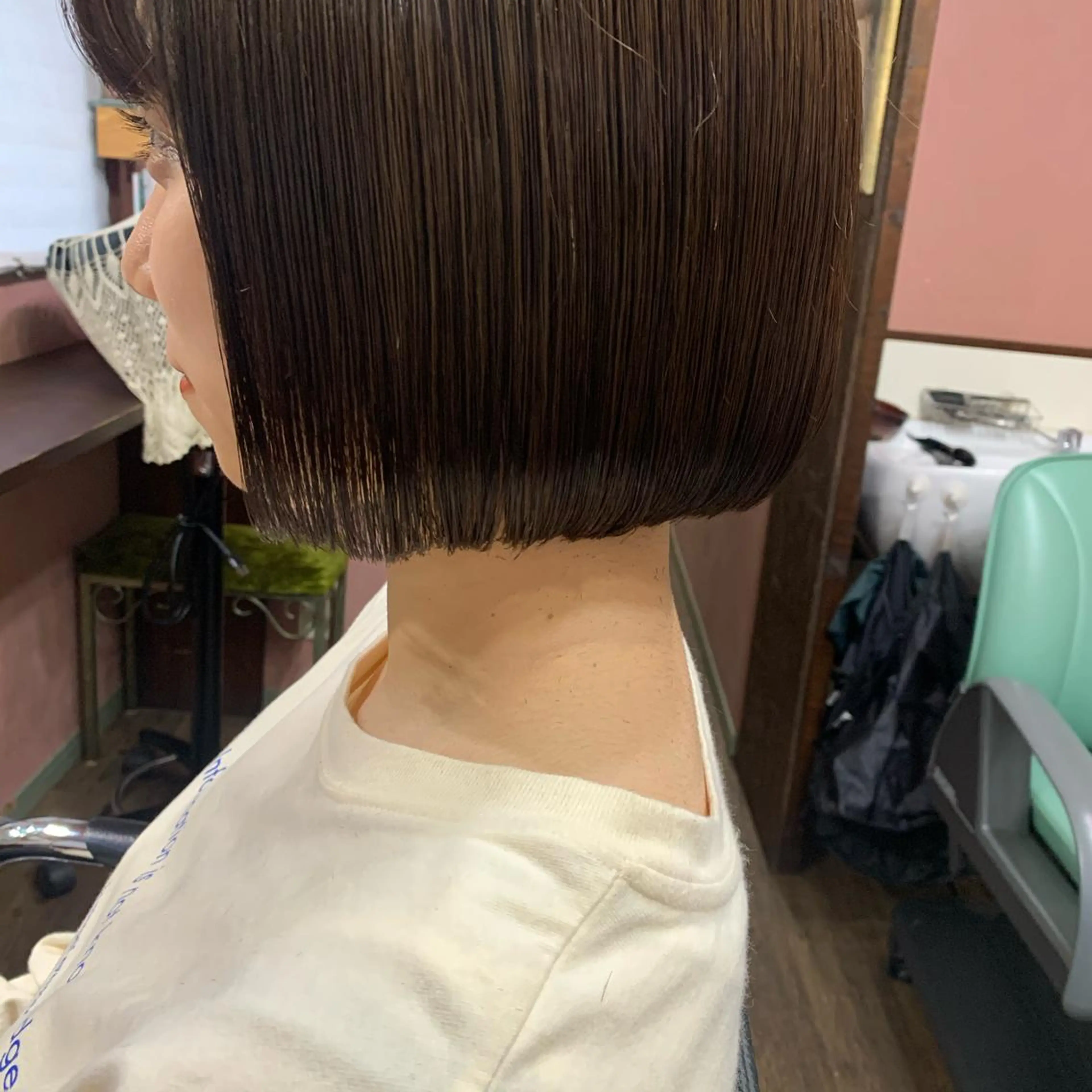 ショート ボブ カット トリートメント chouette/ 根本優希のヘアスタイル