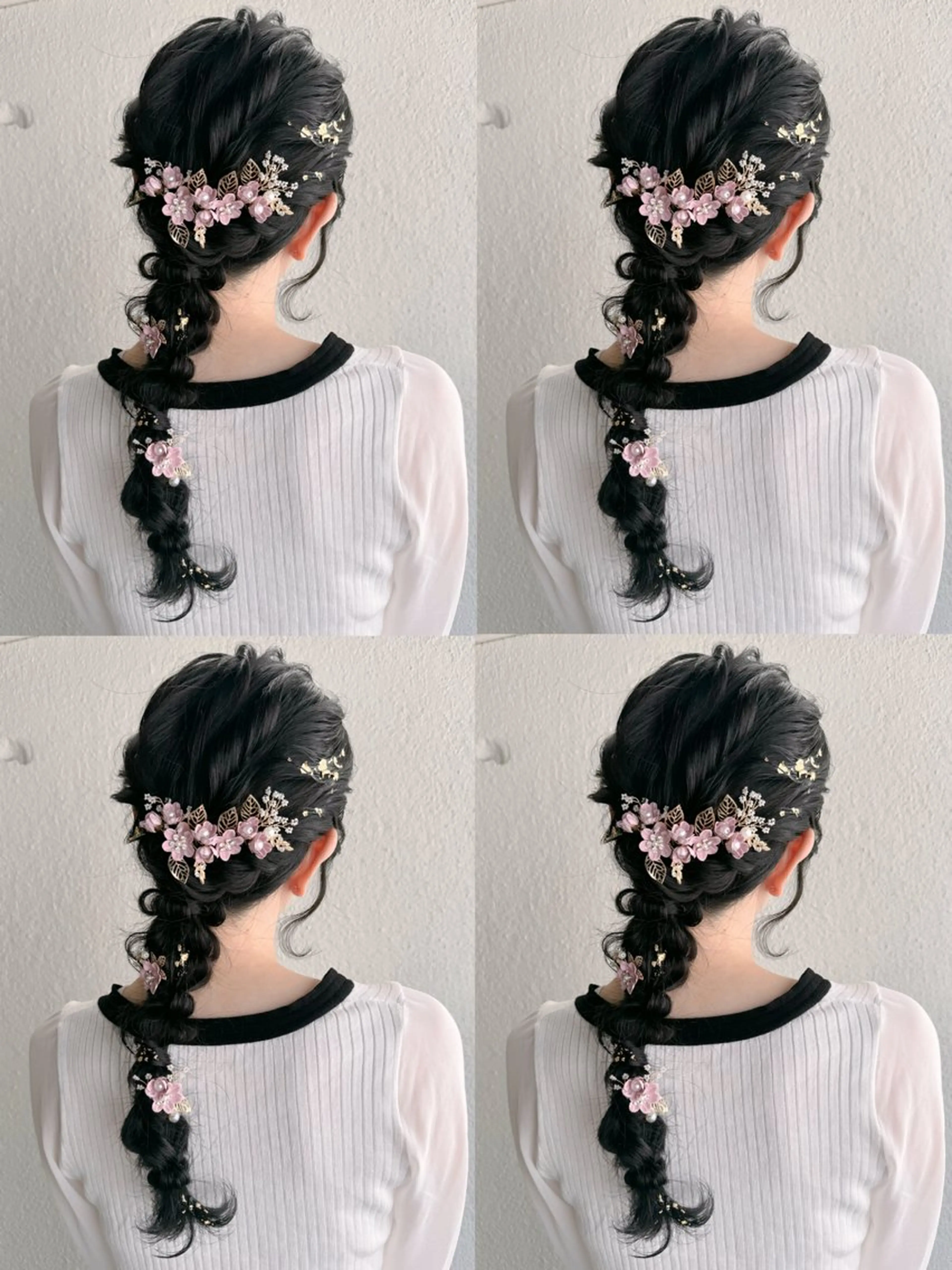 セミロング ヘアアレンジ ヘアセット 🌷MAYU 🌷のヘアスタイル